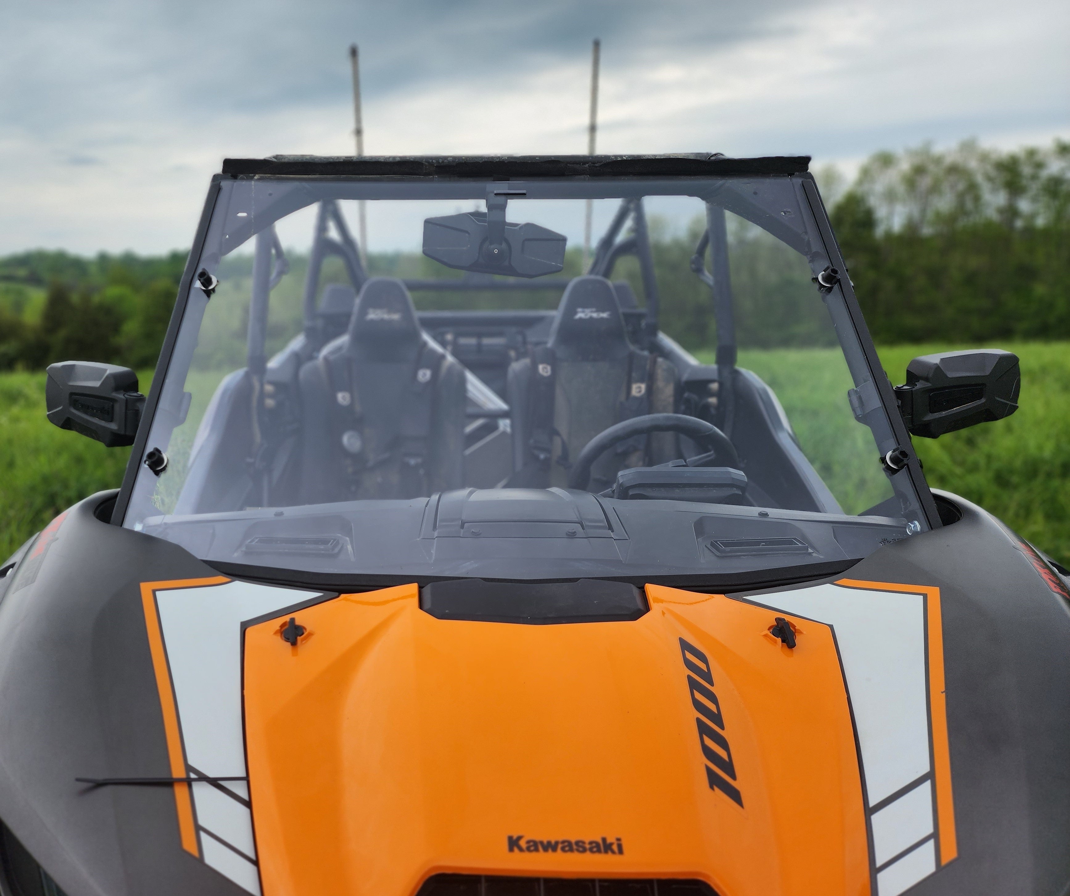 Kawasaki Teryx KRX Crew - 1 Pc Scratch-Resistant Windshield