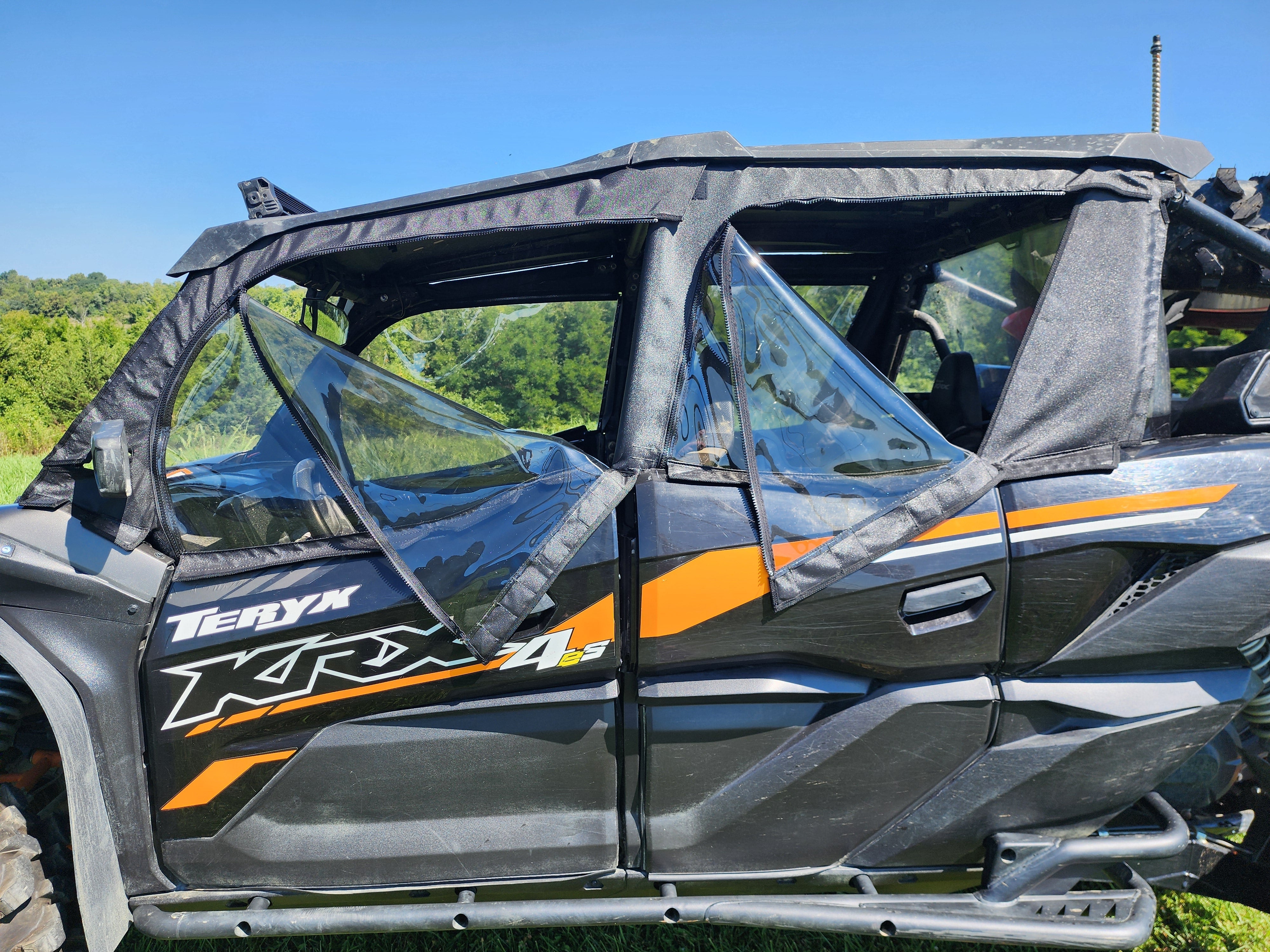 Kawasaki Teryx KRX Crew - Upper Doors/Rear Panel Combo