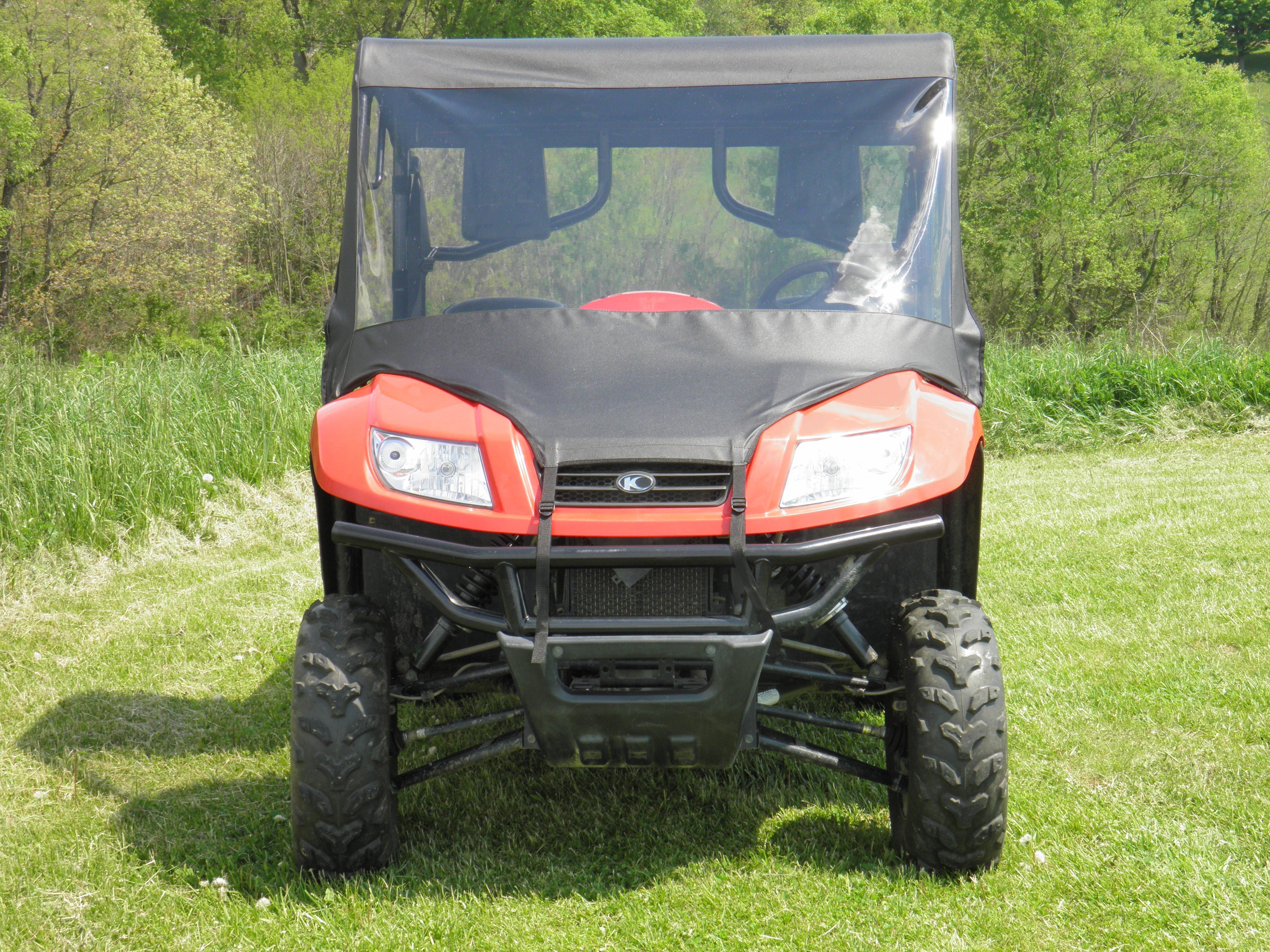 Kymco 500 - Vinyl Windshield/Top/Rear Combo