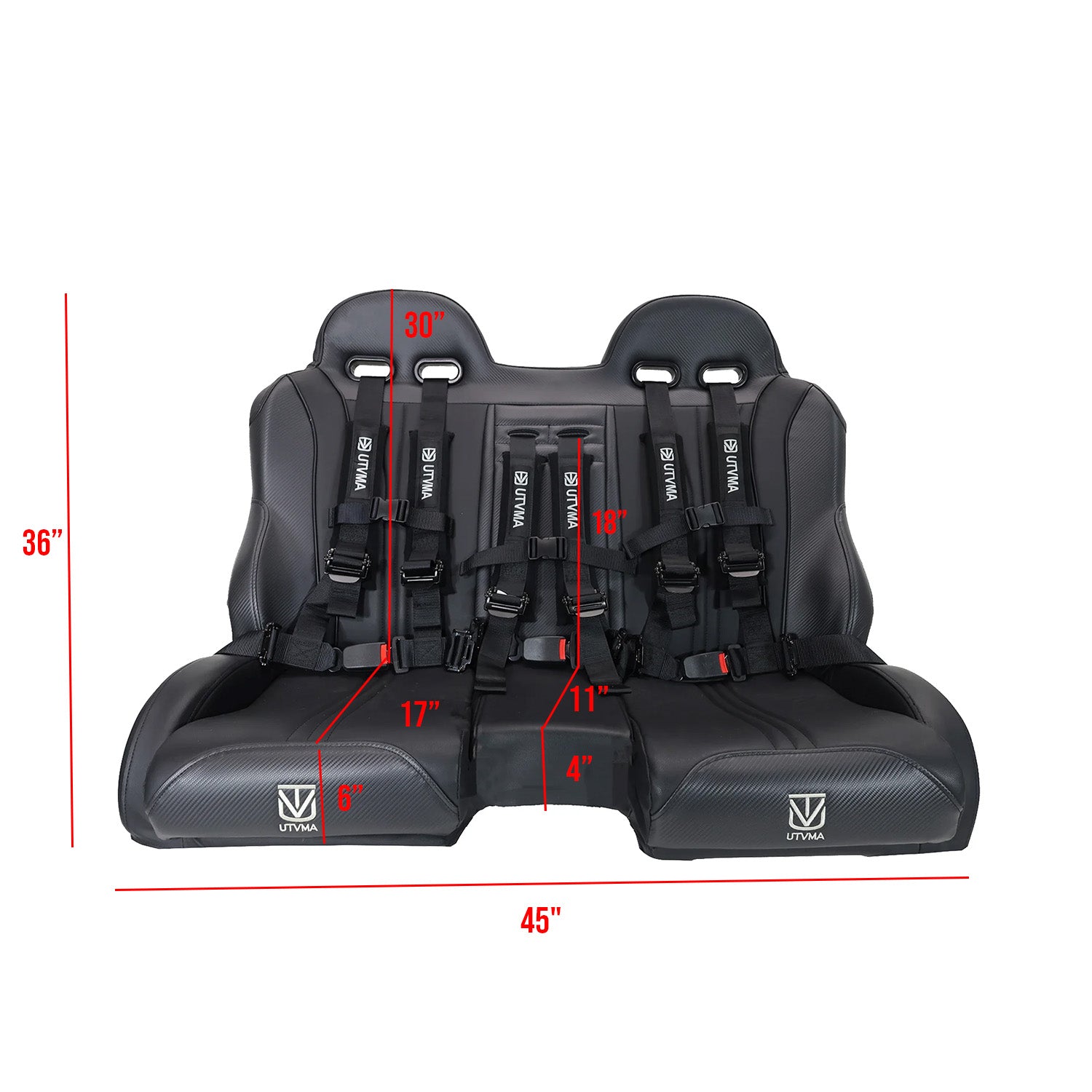 RZR 1000 XP/XP S(2024+)  Front/Rear Bench Seat W Harnesses 2 and 4 Seater