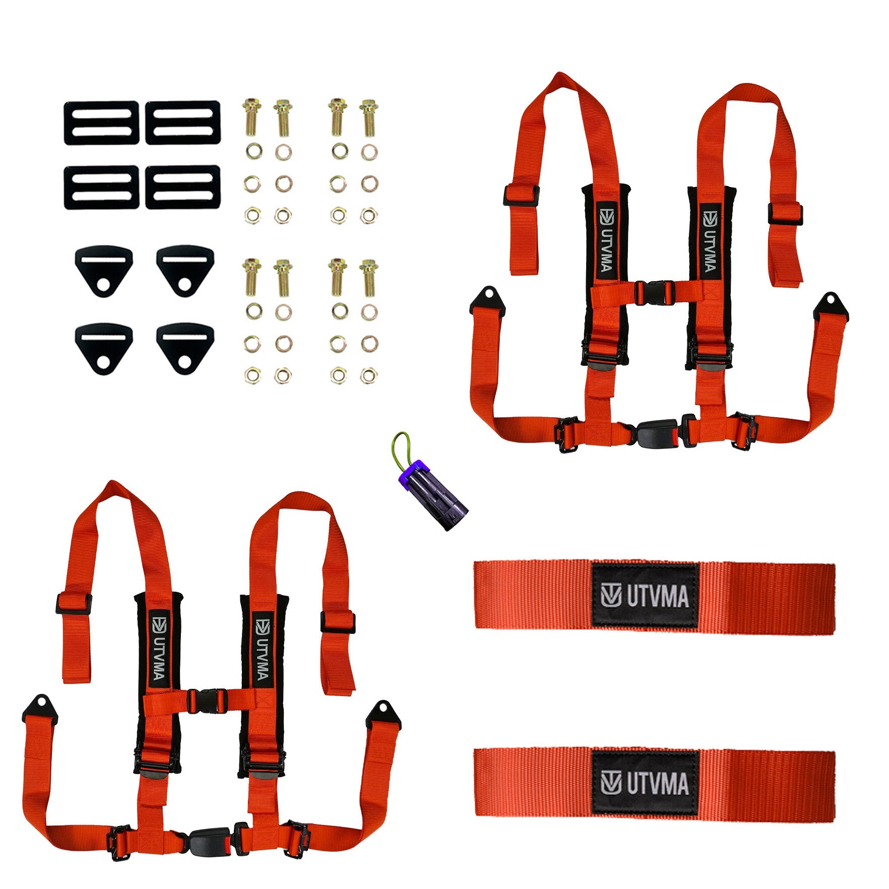 Two Harness Pack Auto Buckle with Harness Collars