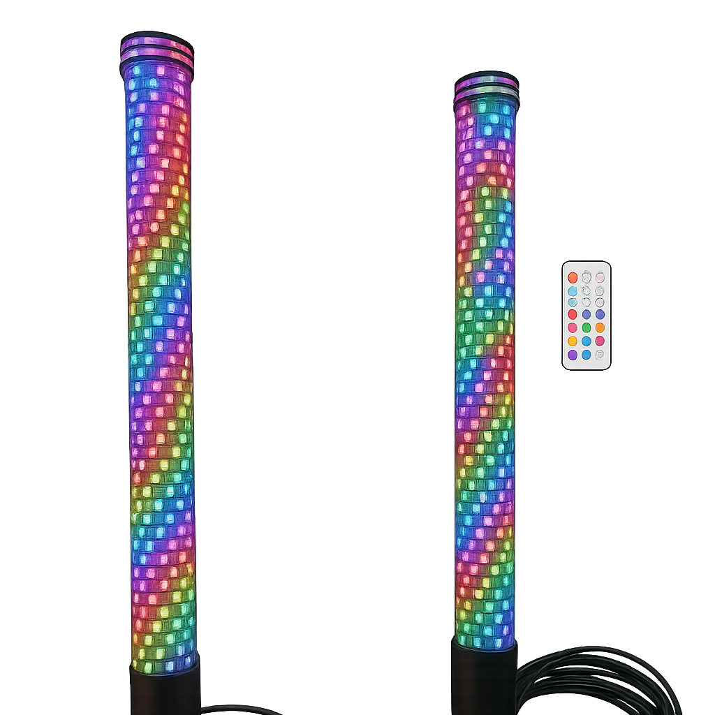 Pro Series RGBW LED Light Whips (Pair)