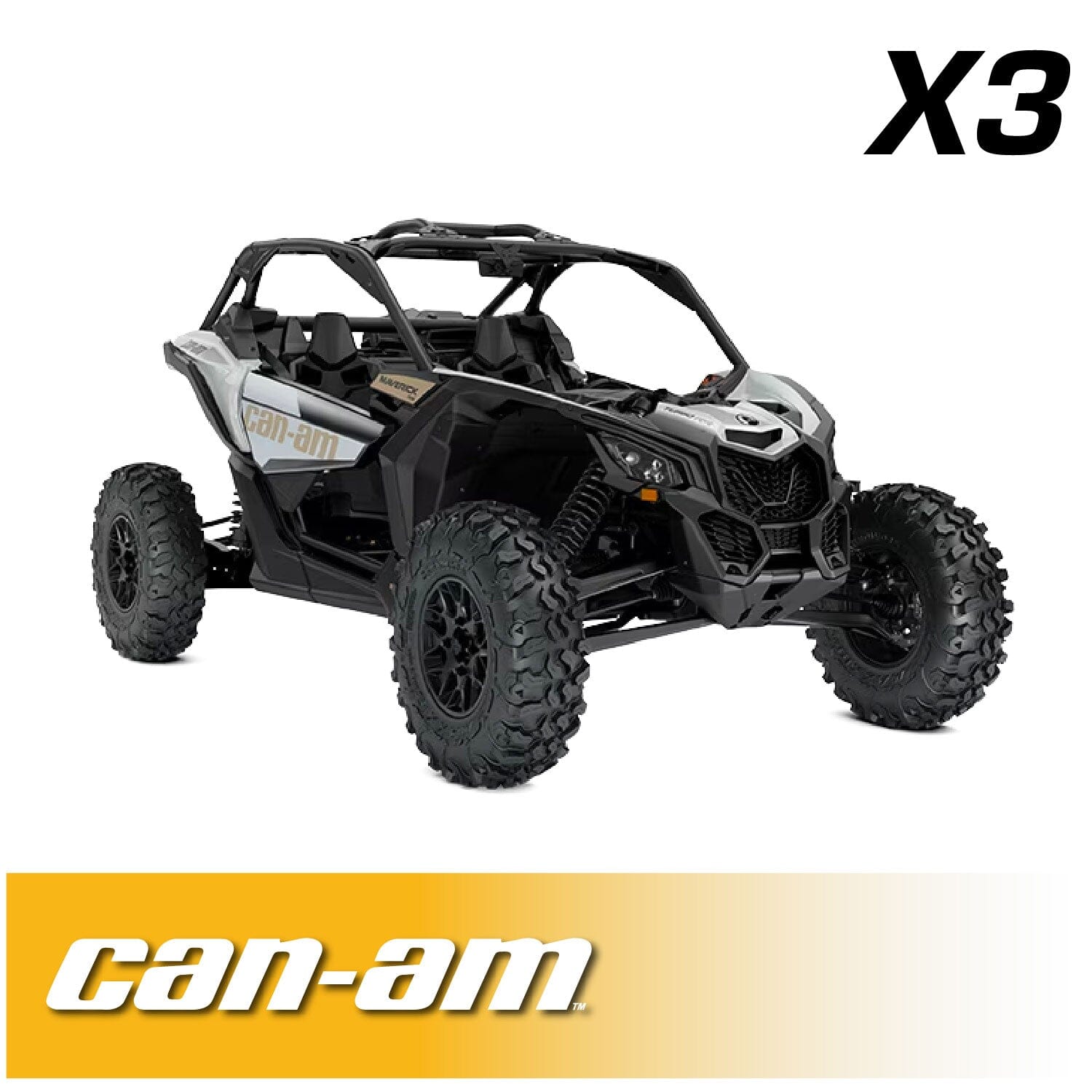 Can-Am Maverick X3 Complete Communication Kit with Bluetooth Intercom and 2-Way Radio - STX Stereo / M1 VHF Business Band / Dash Mount