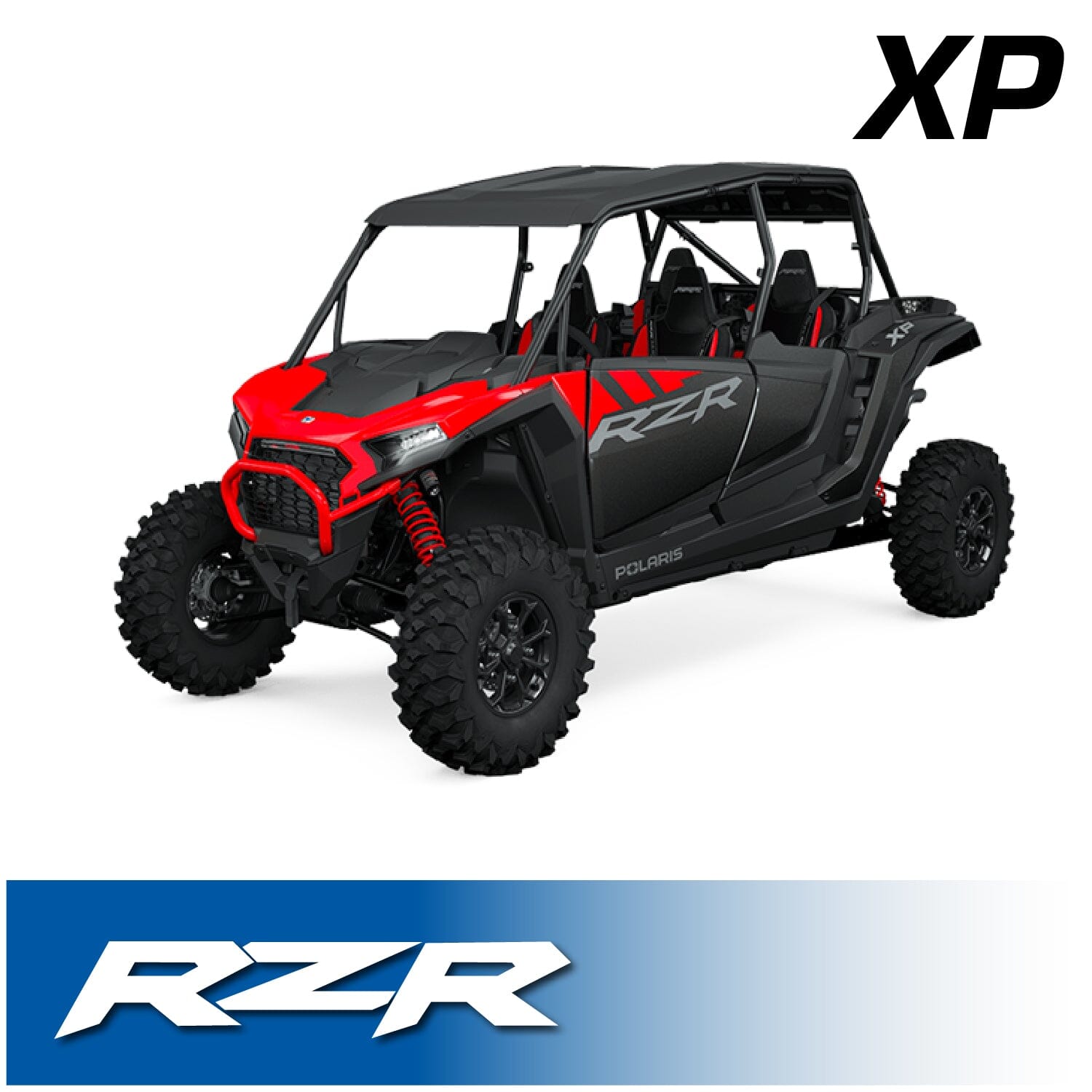 Polaris RZR XP Complete Communication Kit with Rocker Switch Bluetooth Intercom and 2-Way Radio - 696 PLUS Remote Head / G1 GMRS