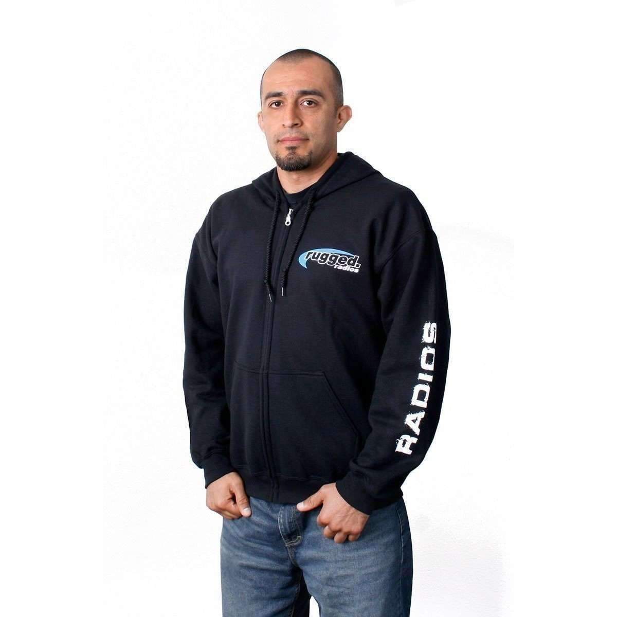 Rugged Radios Zip-Up Hoodie - Medium