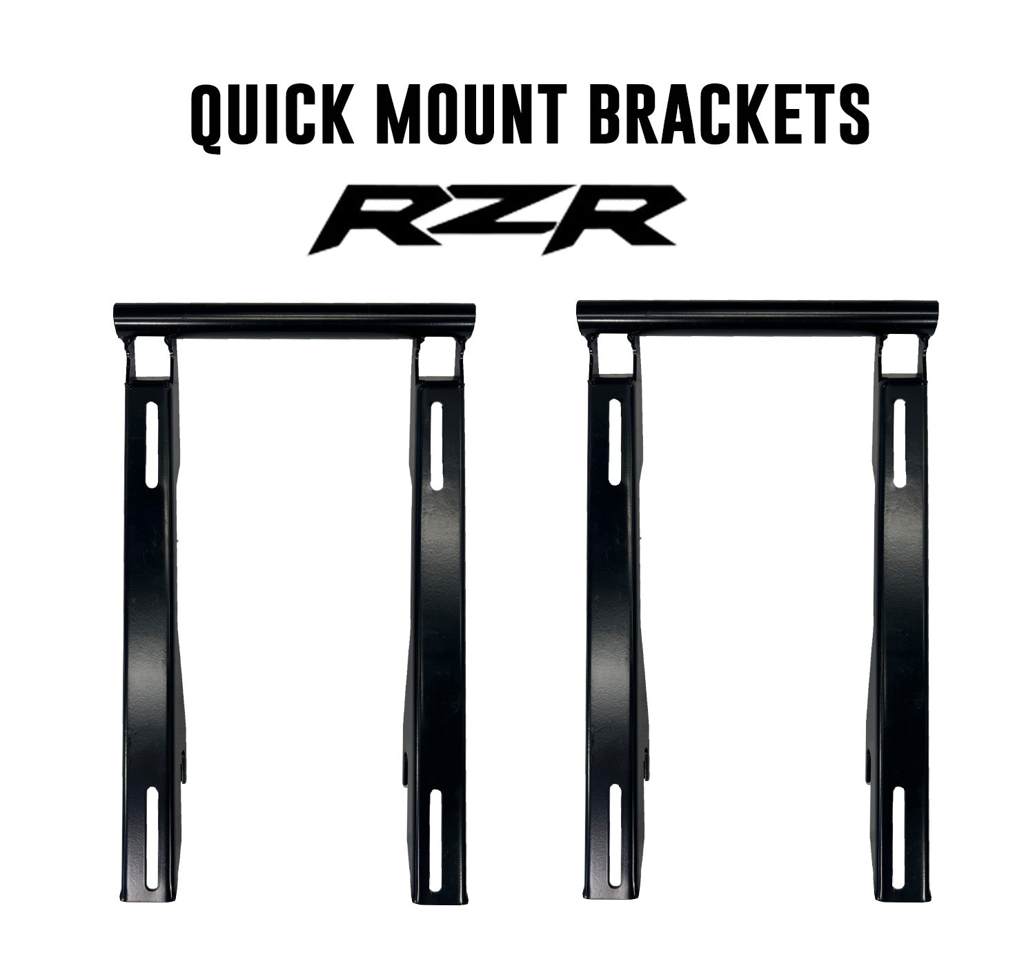 RZR PRO (Turbo R, Pro R, Pro) 2 and 4 Seater Suspension "Weekender" Series Pair of Front Bucket Seats W/ Quick Mount Bracket (2020-2025)