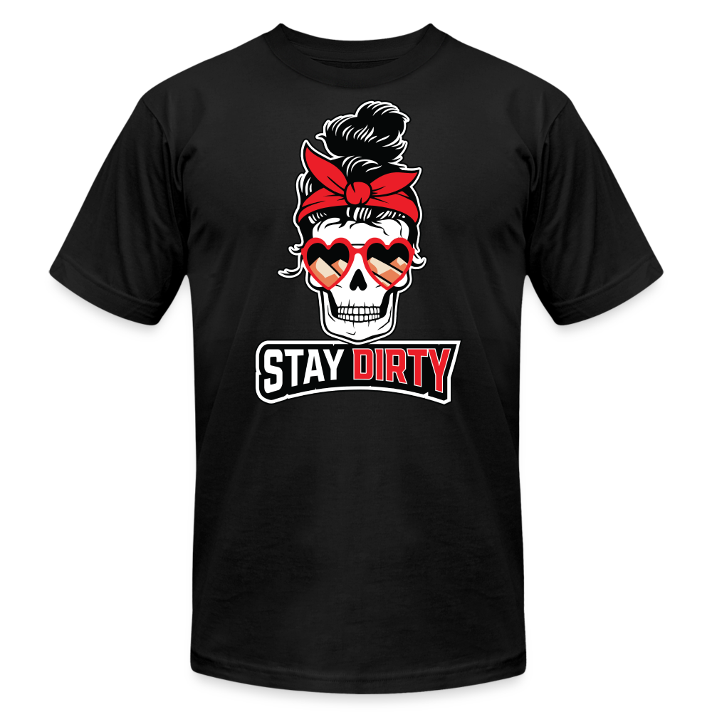 Womens Skull - Stay Dirty - Shirt