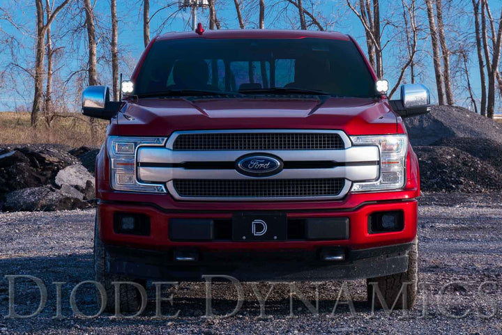 Stage Series 2 Inch LED Ditch Light Kit for 2015-2020 Ford F-150, Pro Yellow Combo