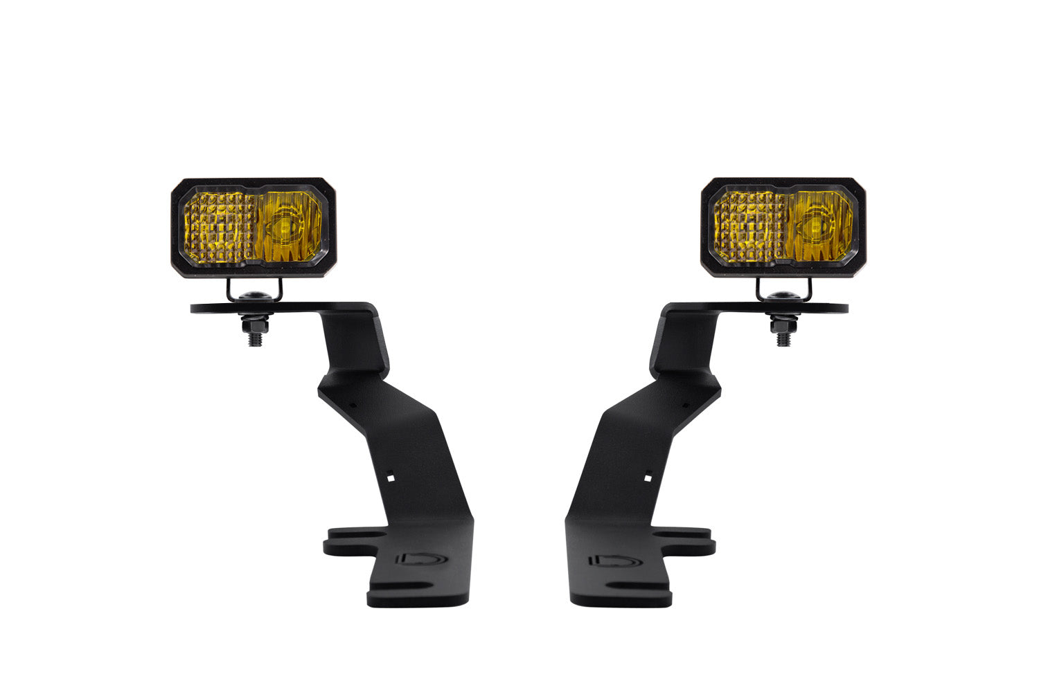 Stage Series 2in LED Ditch Light Kit for 2017-2020 Ford Raptor, Pro Yellow Combo Diode Dynamics