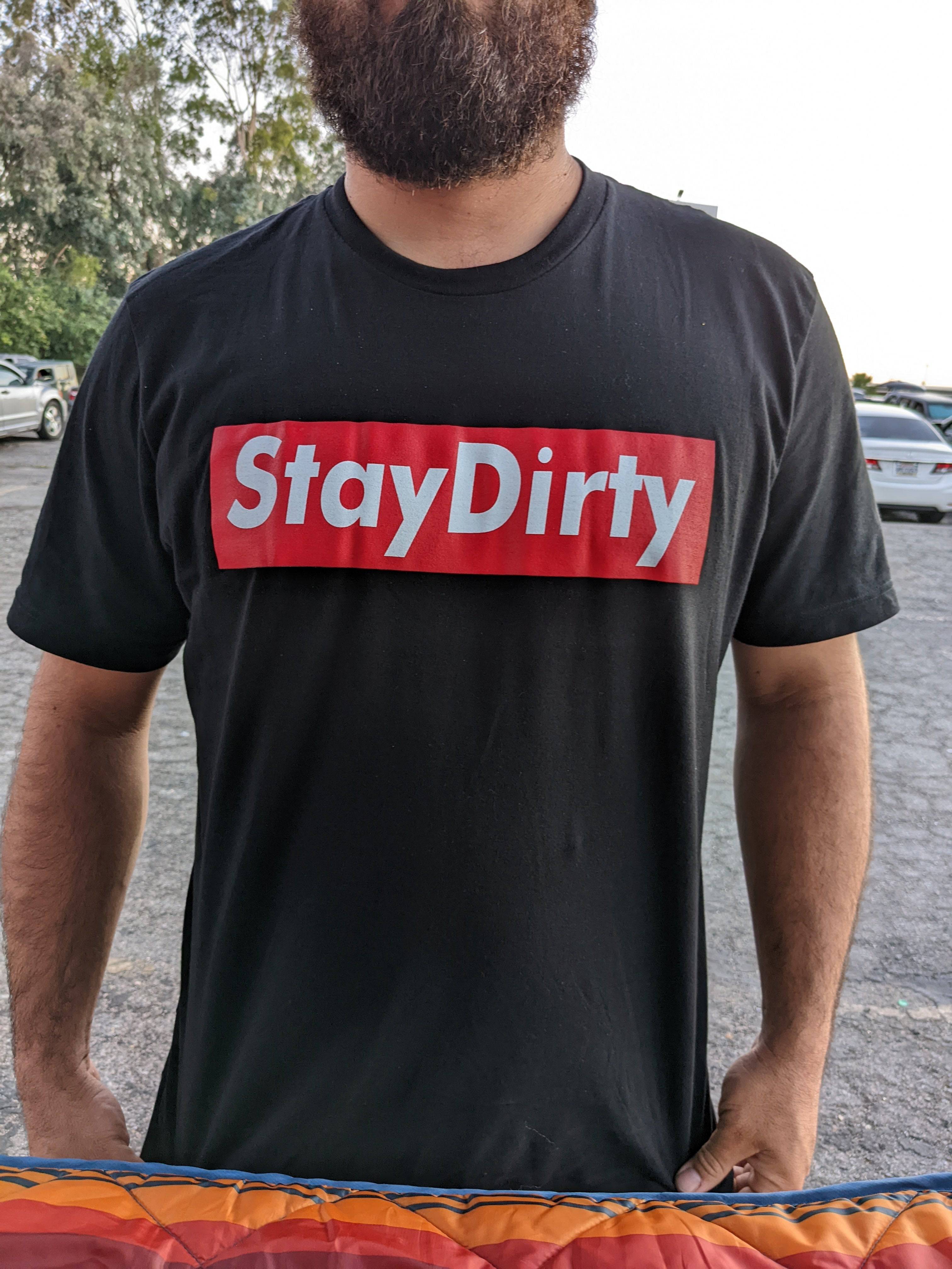 StayDirty T-Shirt - Black/Red