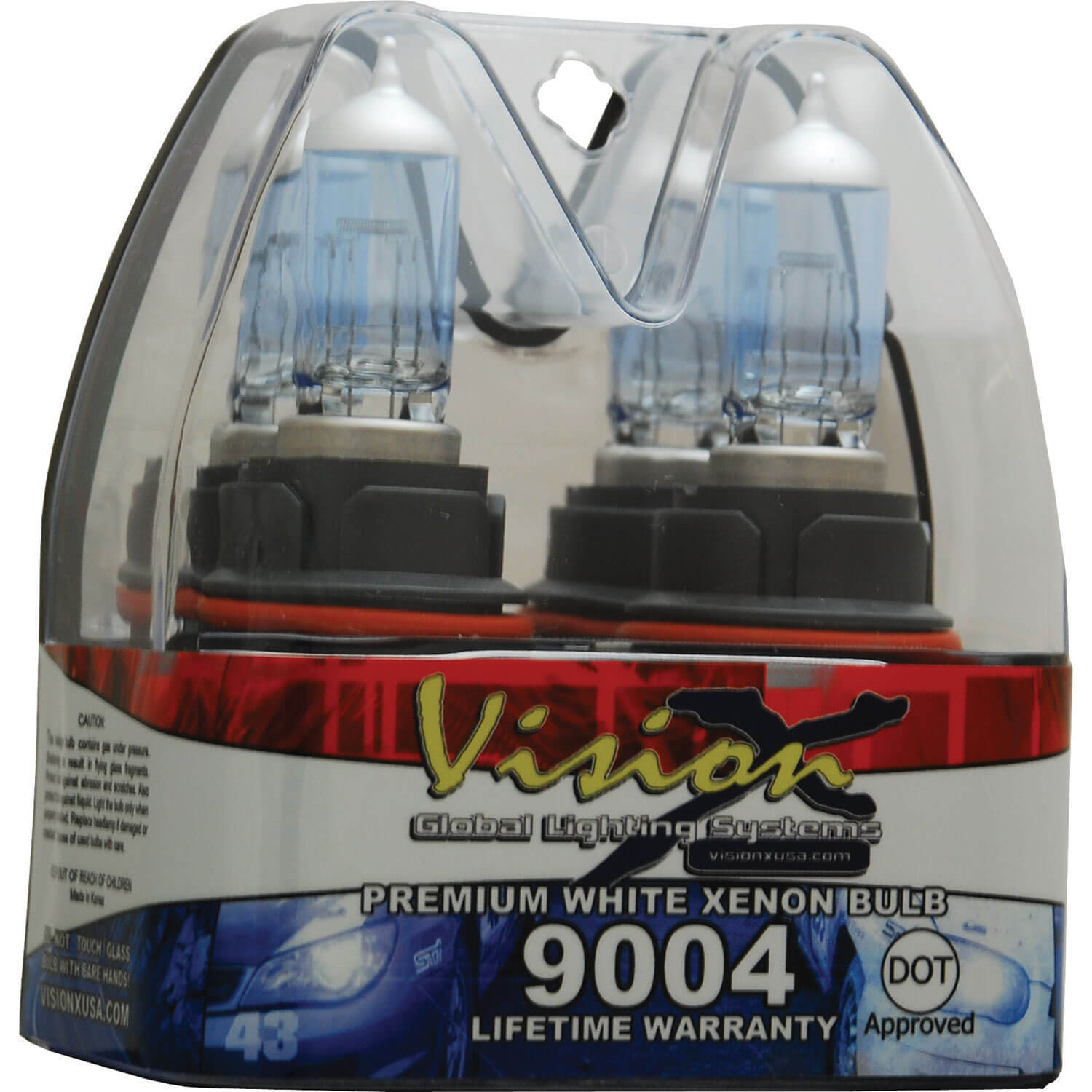 Superwhite Bulb Set 9004 45/65 Watt Hi/Low