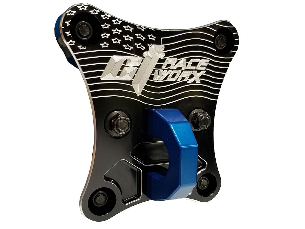 Maverick X3 Billet Proof Radius Rod Plate with Tow Ring