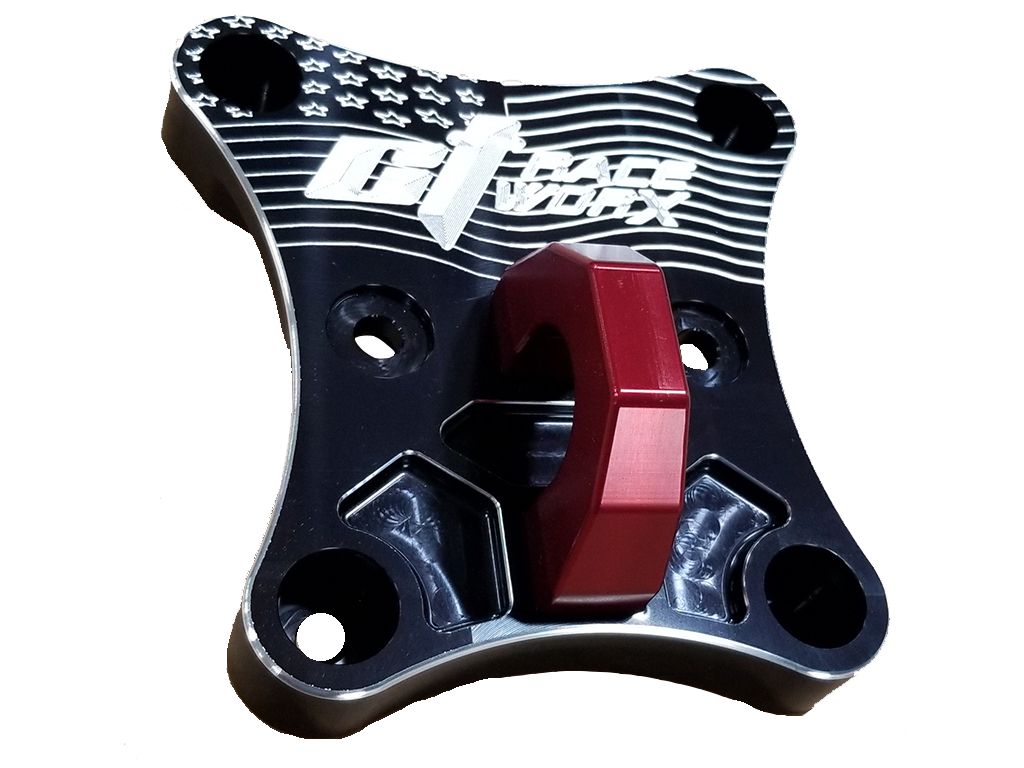 Maverick X3 Billet Proof Radius Rod Plate with Tow Ring