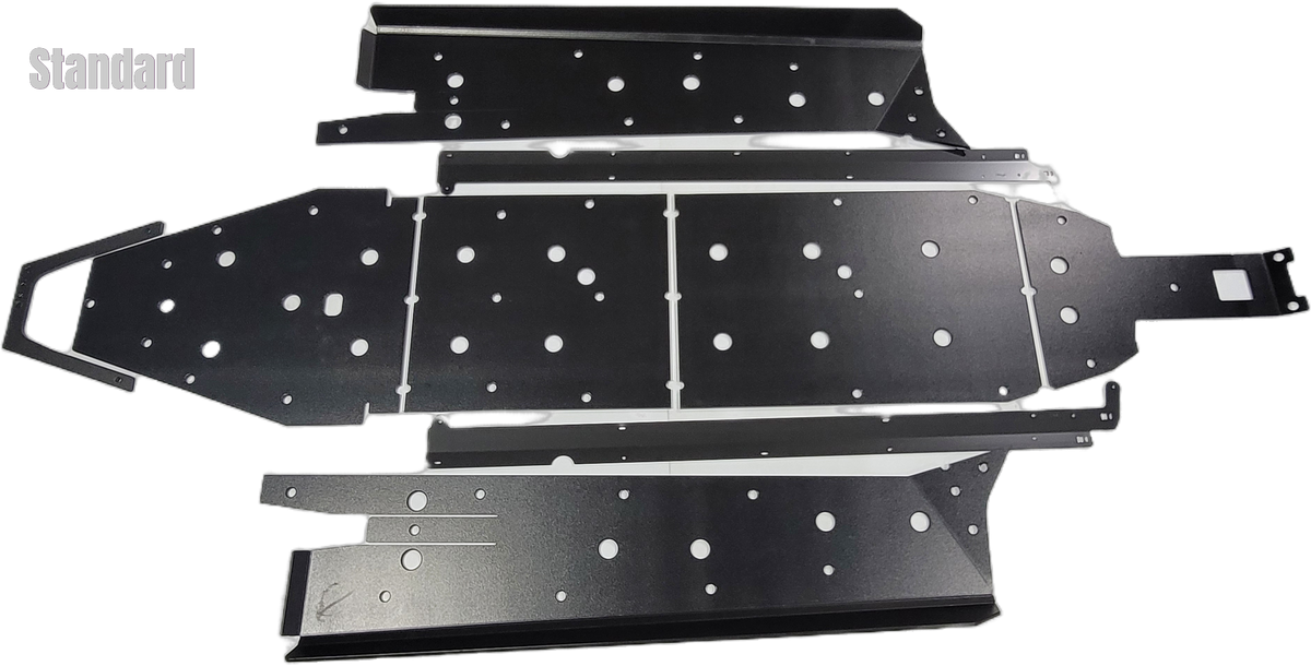 Trail Armor RZR XP Pro 4 Full Skids with Integrated Sliders or Trimmed for Extreme Kick Out Nerf Sliders