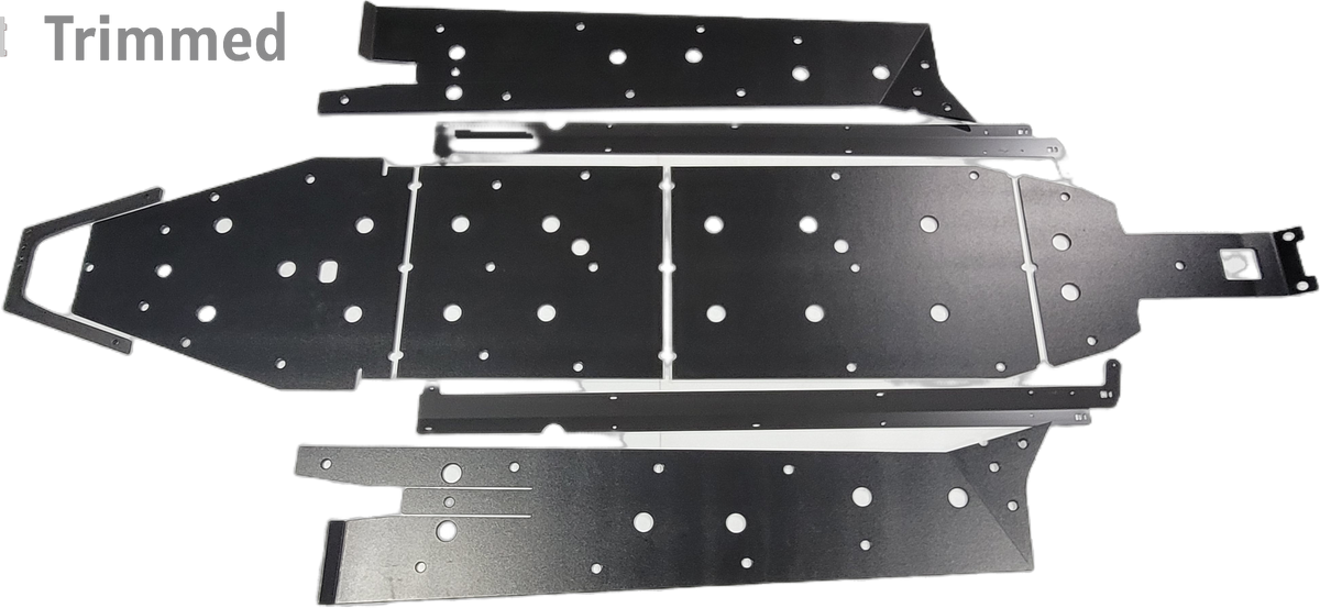 Trail Armor RZR XP Pro 4 Full Skids with Integrated Sliders or Trimmed for Extreme Kick Out Nerf Sliders