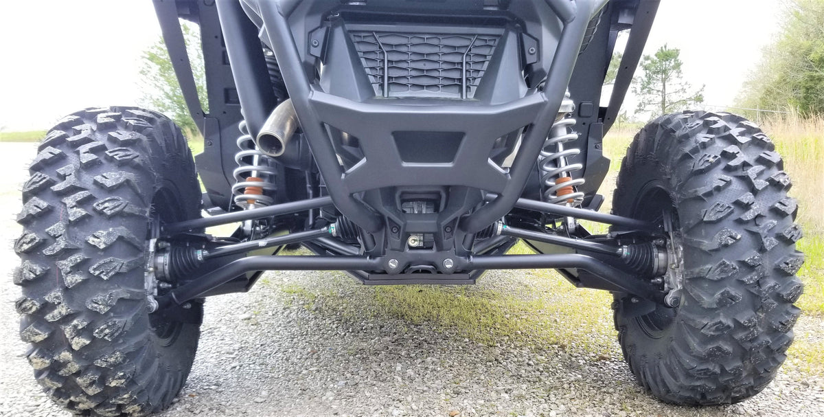 Trail Armor RZR XP Pro 4 Full Skids with Integrated Sliders or Trimmed for Extreme Kick Out Nerf Sliders