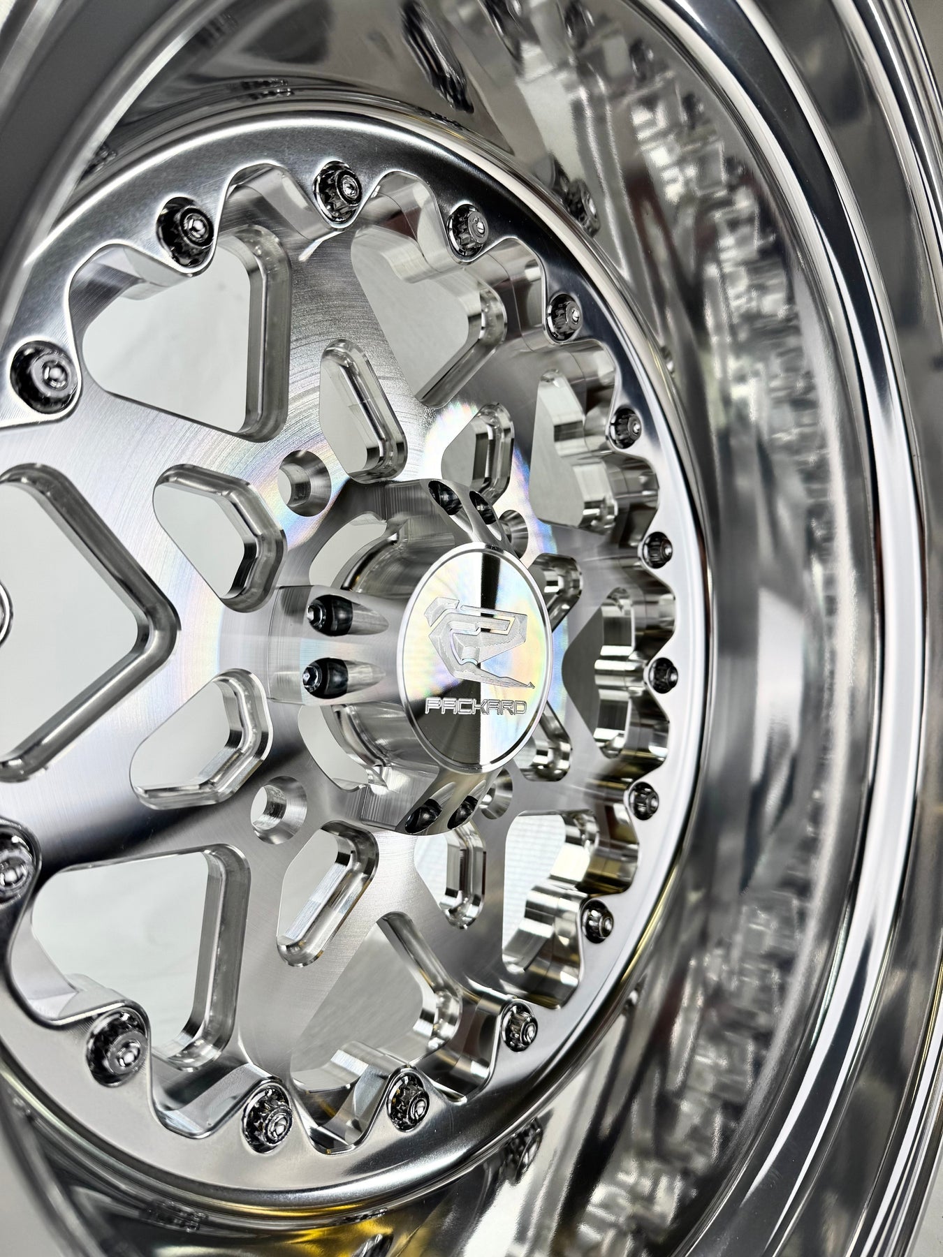V2- FF Forged Polished Beadlock - Silver