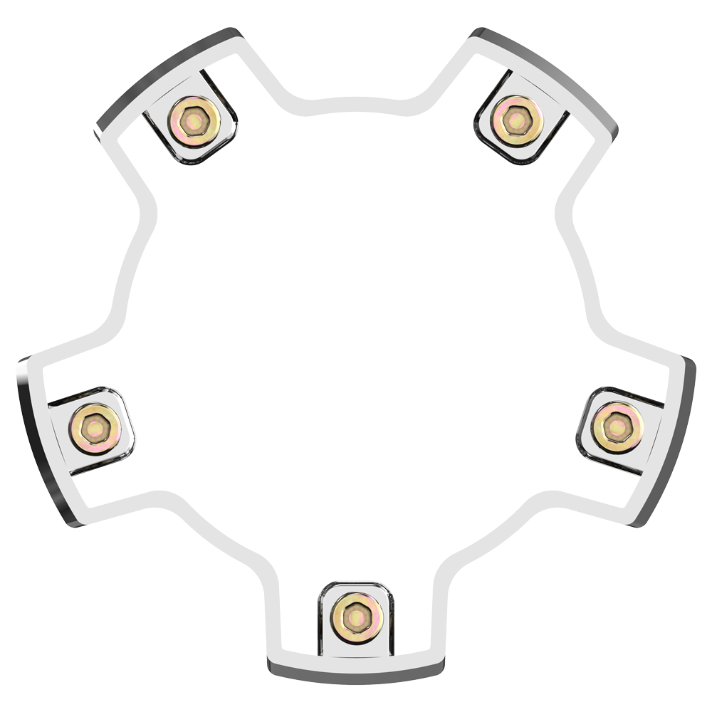 VCAP2 Center Cap Riser Chrome