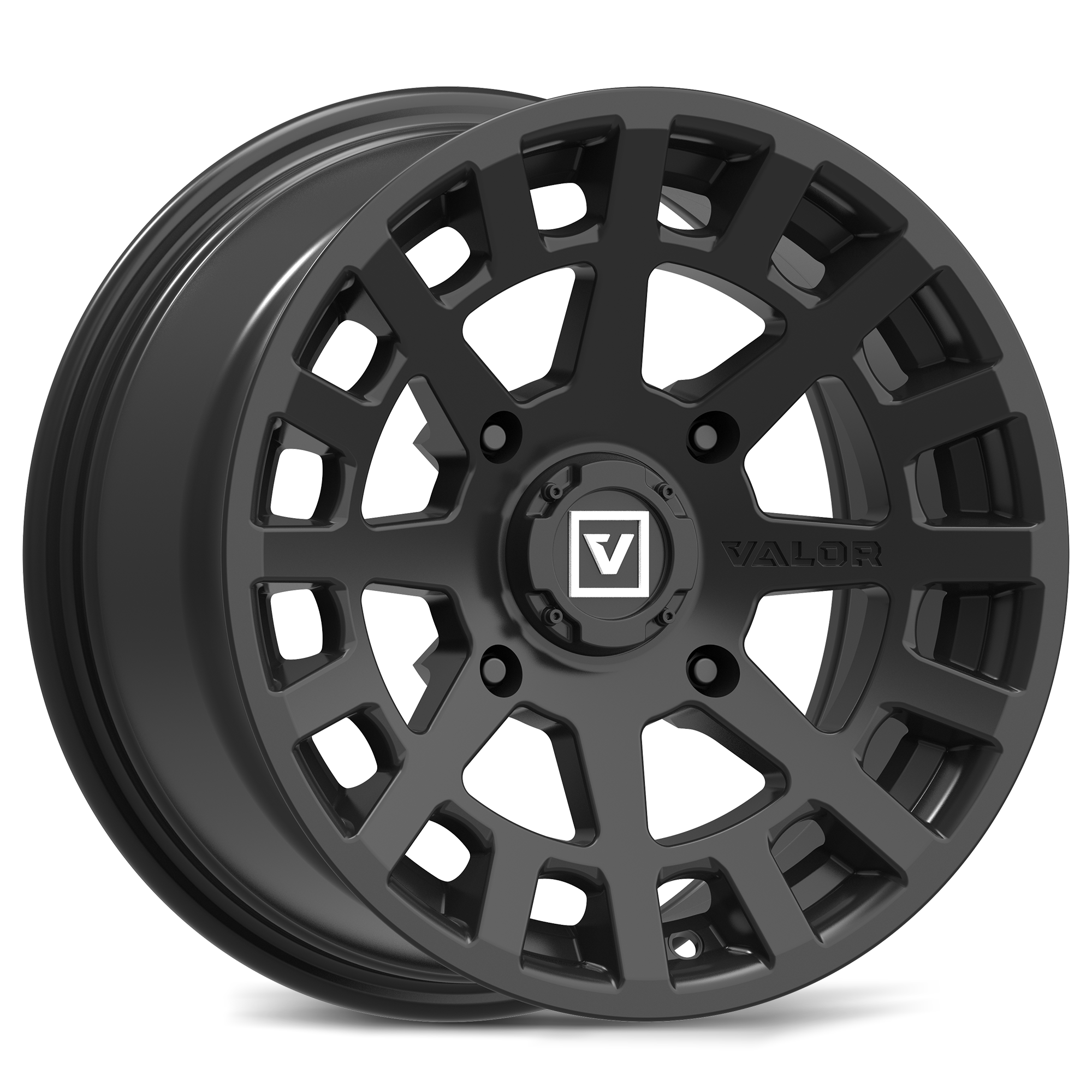 V04 UTV Wheel Satin Black