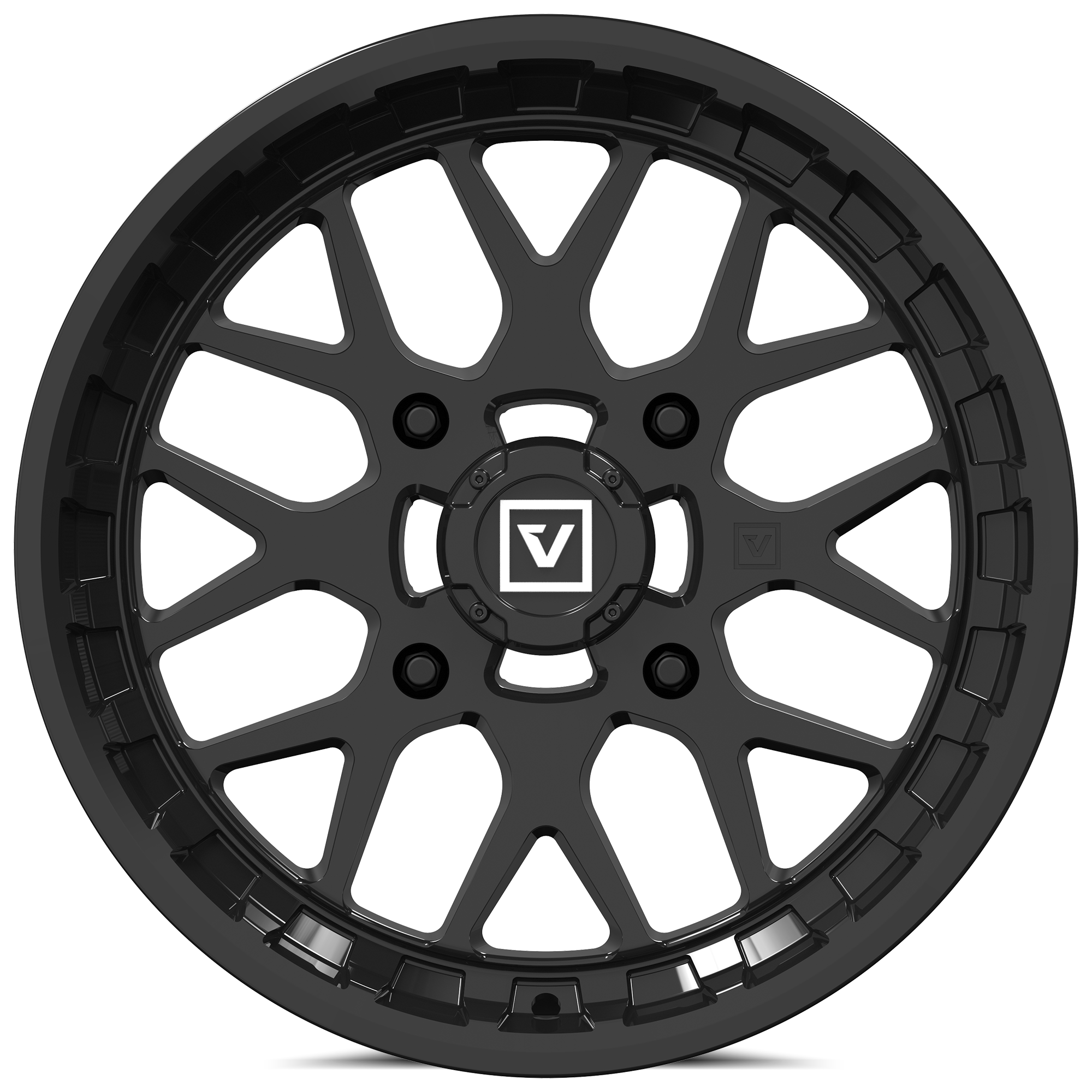 V03 UTV Wheel Gloss Black