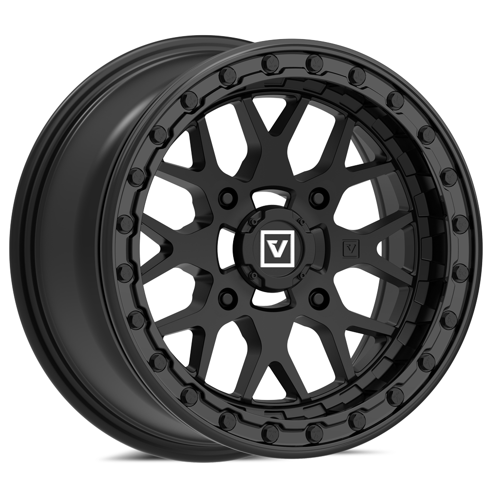 V07 Beadlock UTV Wheel Satin Black