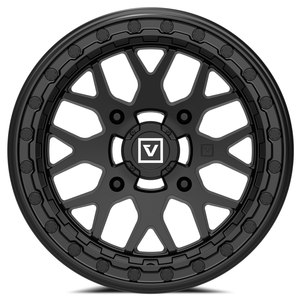 V07 Beadlock UTV Wheel Satin Black