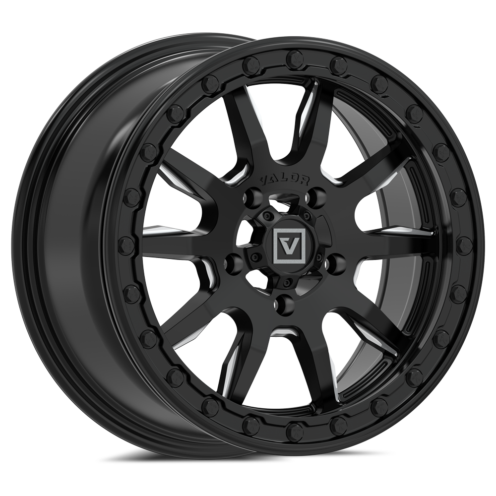 V15 Beadlock UTV Wheel Satin Black
