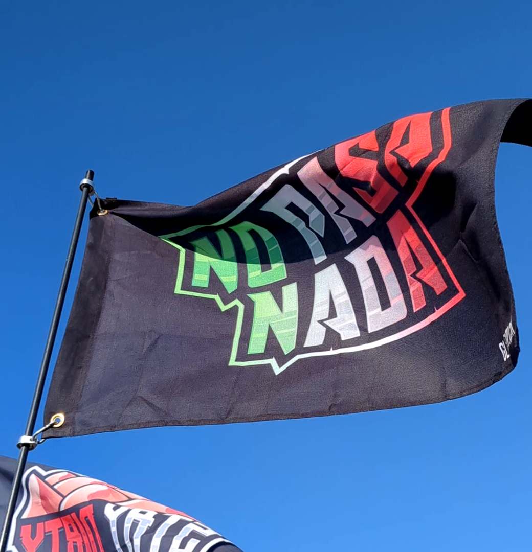 No Pasa Nada - Whip Flag 3'x5' Extra Large