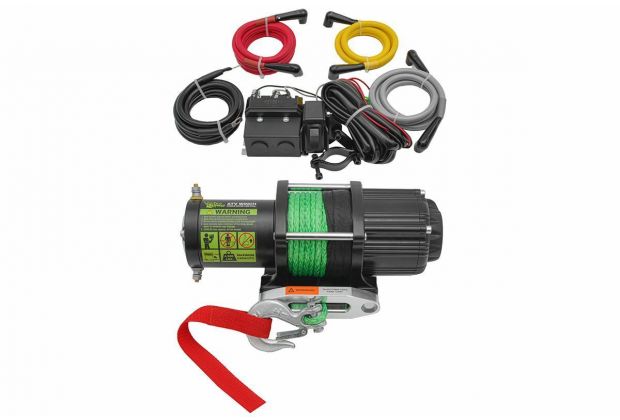VooDoo Offroad P000025 Summoner 4500lb UTV Winch with 50' Synthetic Rope