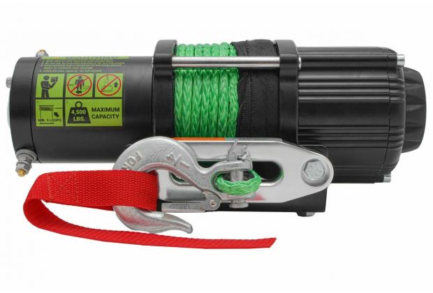 VooDoo Offroad P000025 Summoner 4500lb UTV Winch with 50' Synthetic Rope