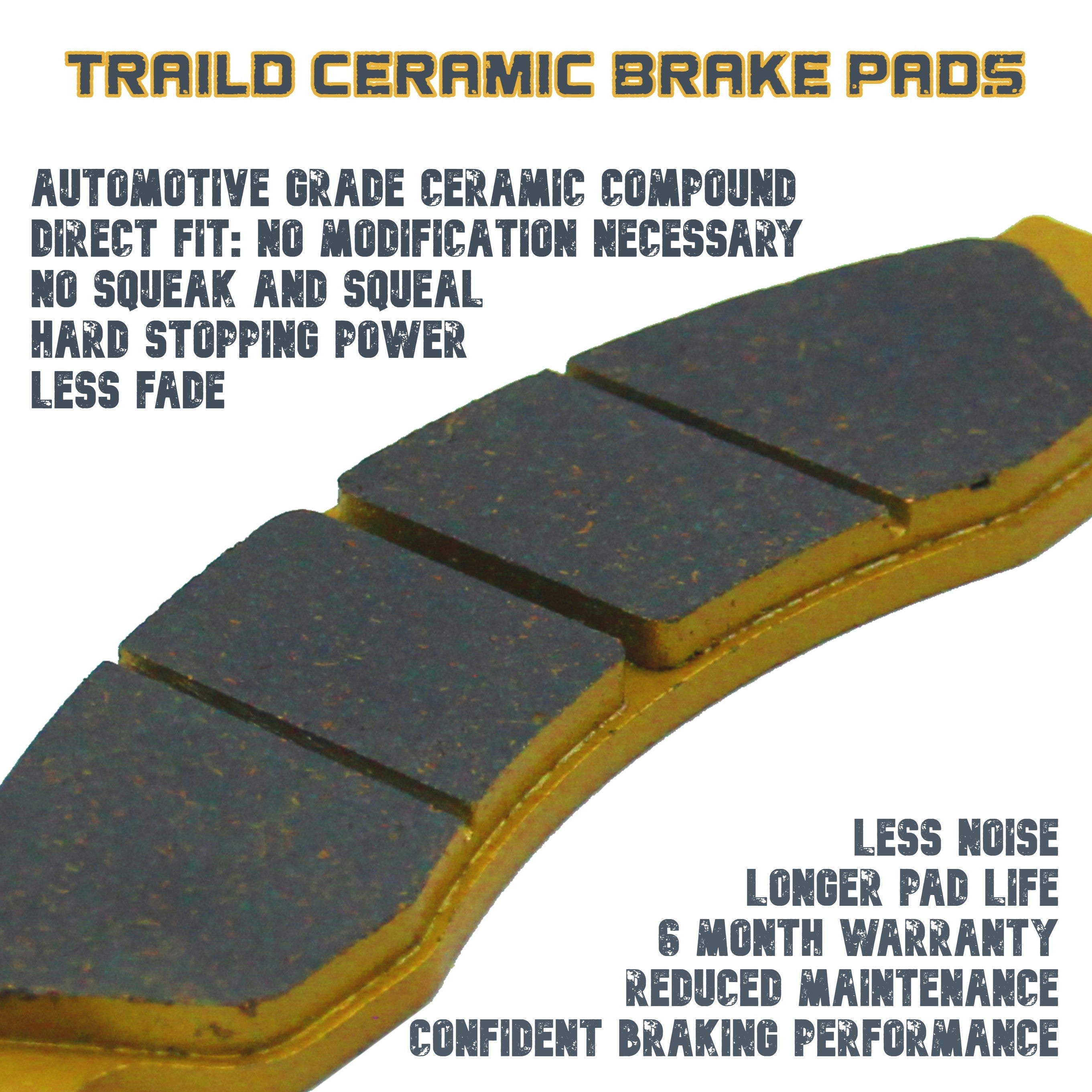 Can-Am Maverick 2013-2018 Front & Rear Ceramic Brake Pad Set