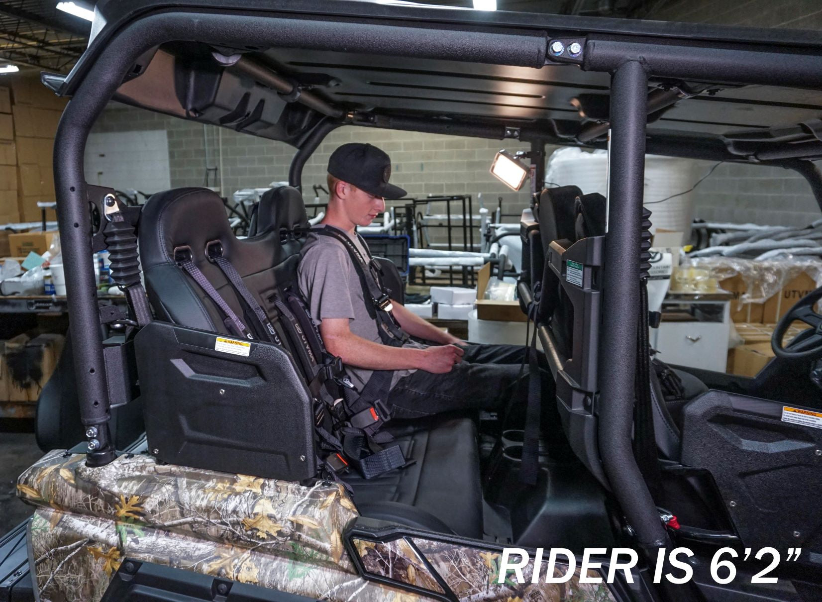 Wolverine RMAX 4 Compact Rear Bench Seat (2025+)