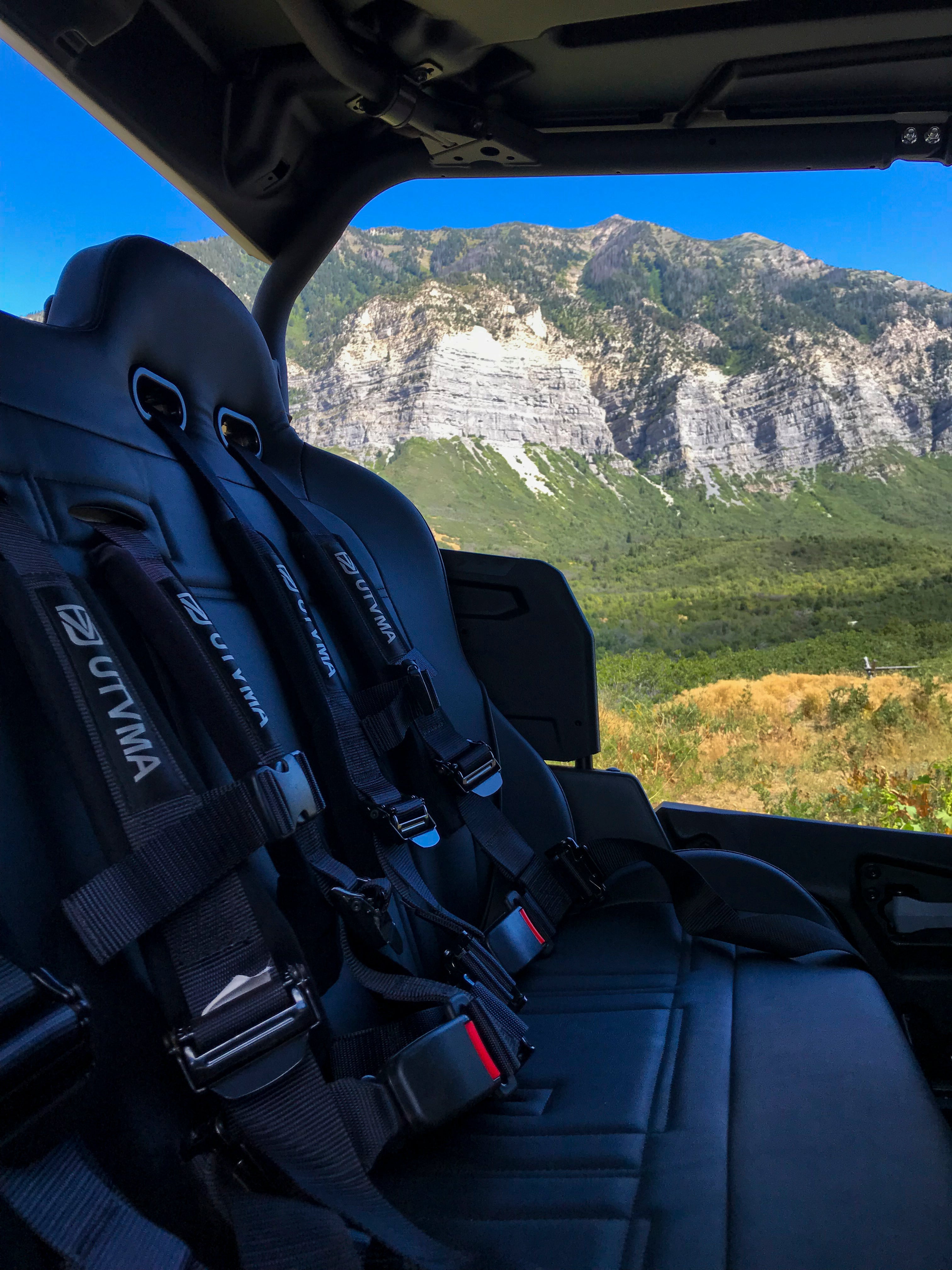 Yamaha Wolverine X4 Rear Bench Seat (2018-2025) W Harnesses