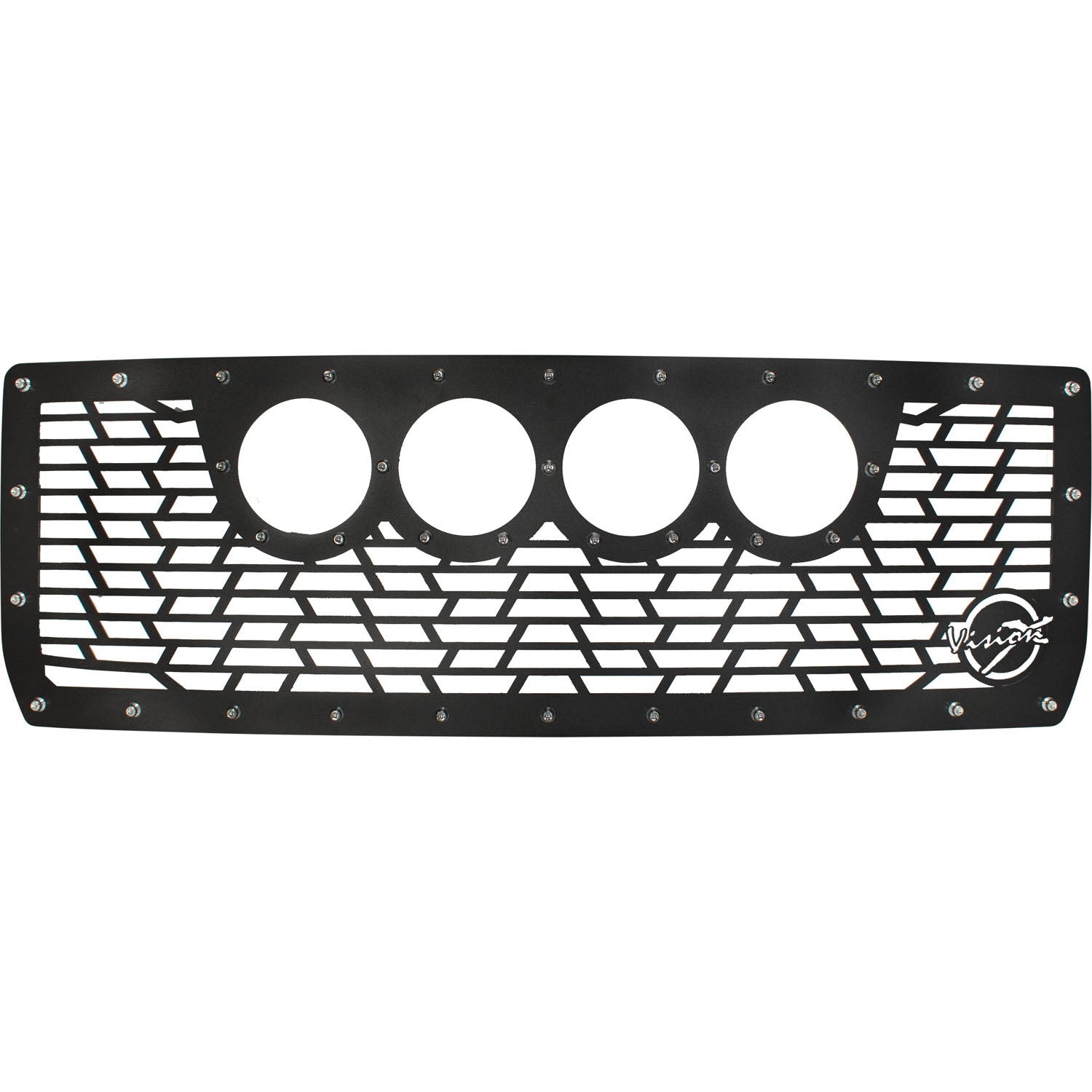2014-2015 Chevy Silverado 1500 Cannon CG2 Grille with 4 CG2 4.5" Lights (2 Optic 2 Reflectors)