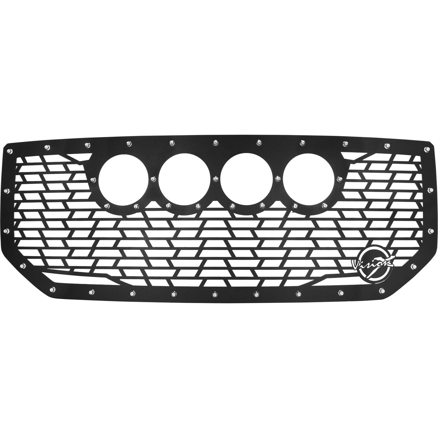2016-2019 GMC Sierra 1500 Cannon CG2 Grille with 4 CG2 4.5" Lights (2 Optic and 2 Reflectors)