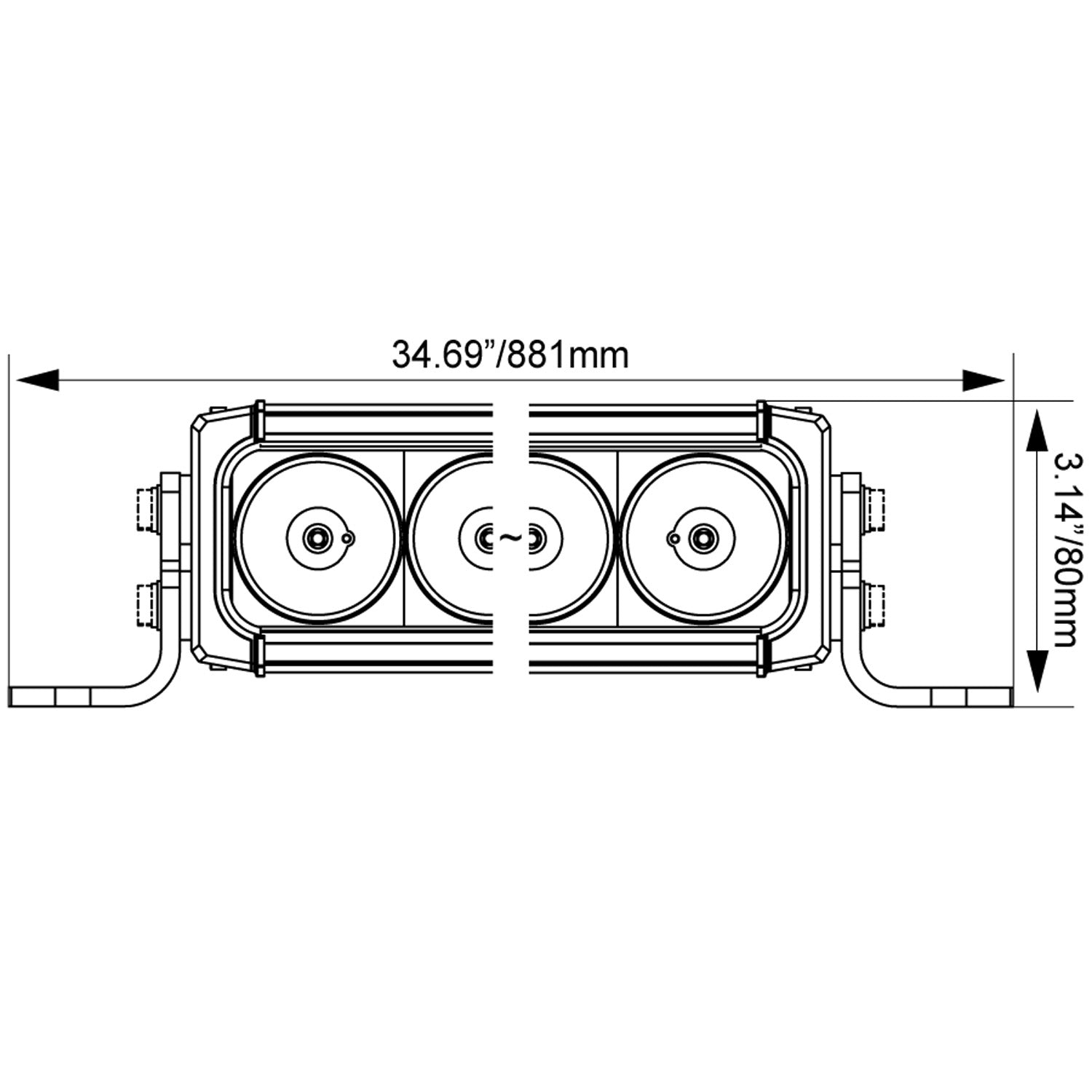 35" XPR LED Light Bar