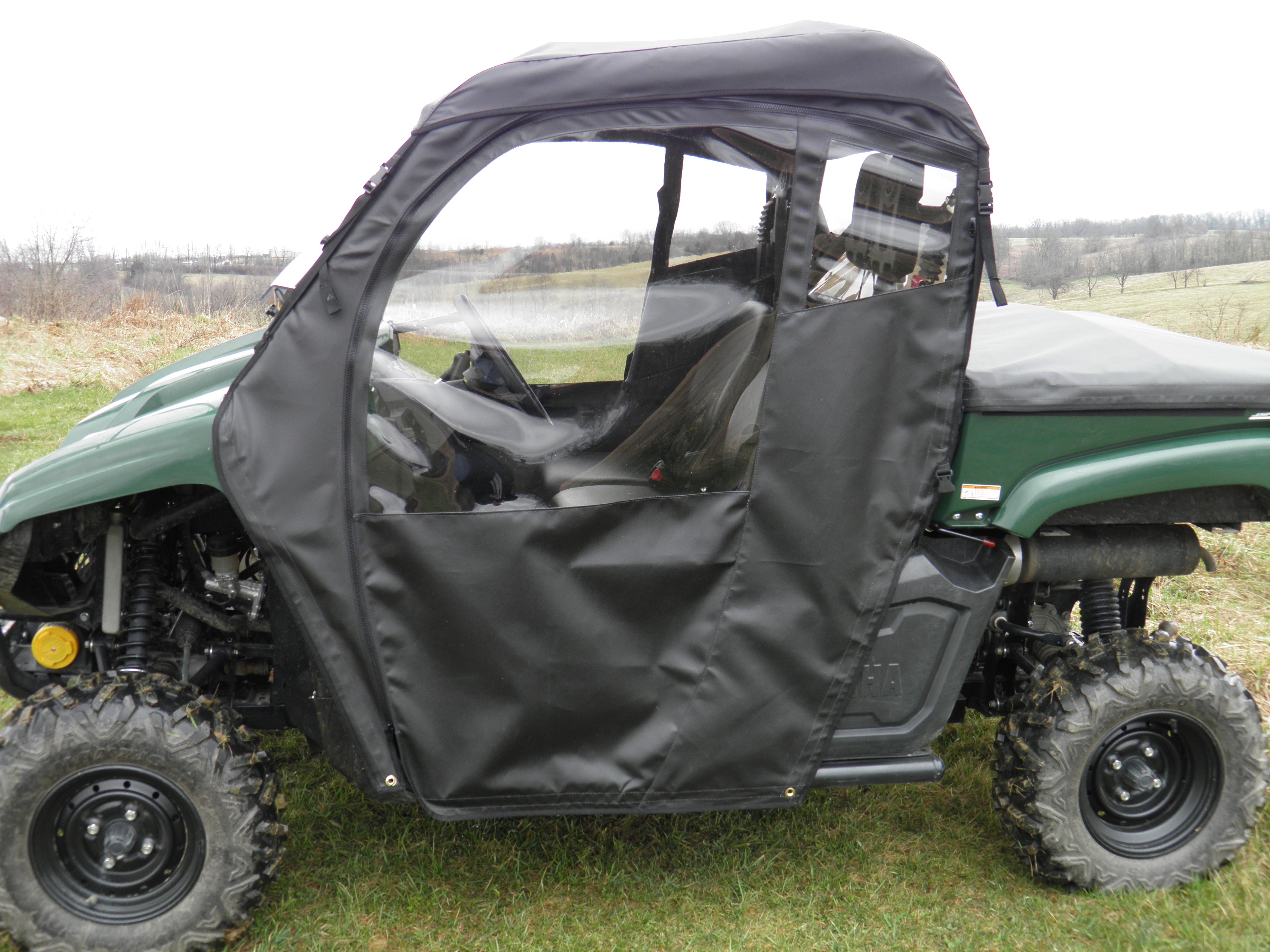 Yamaha Viking - Full Cab Enclosure with Vinyl Windshield (Full Doors)