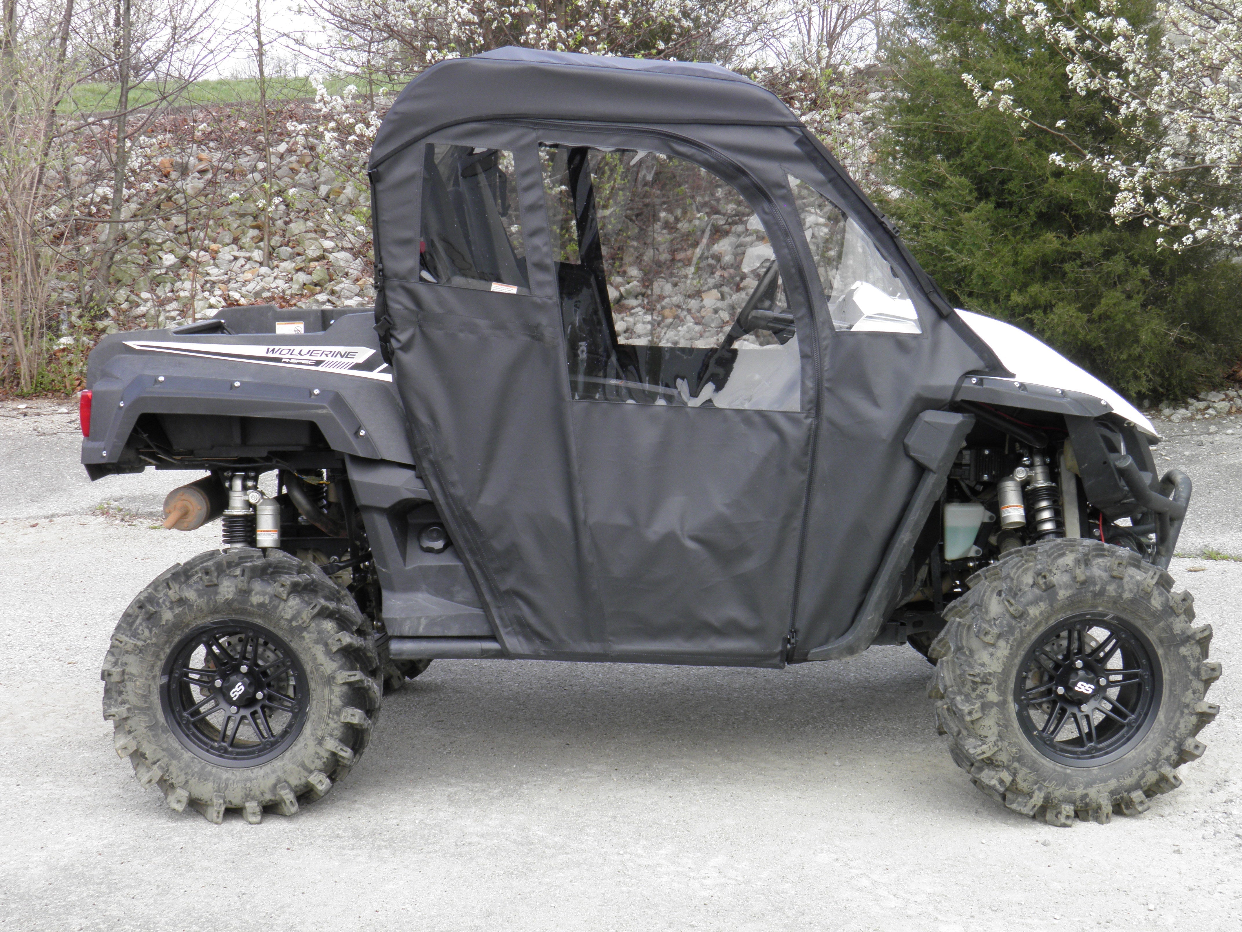 Yamaha Wolverine - Full Cab Enclosure with Vinyl Windshield (Full Doors)