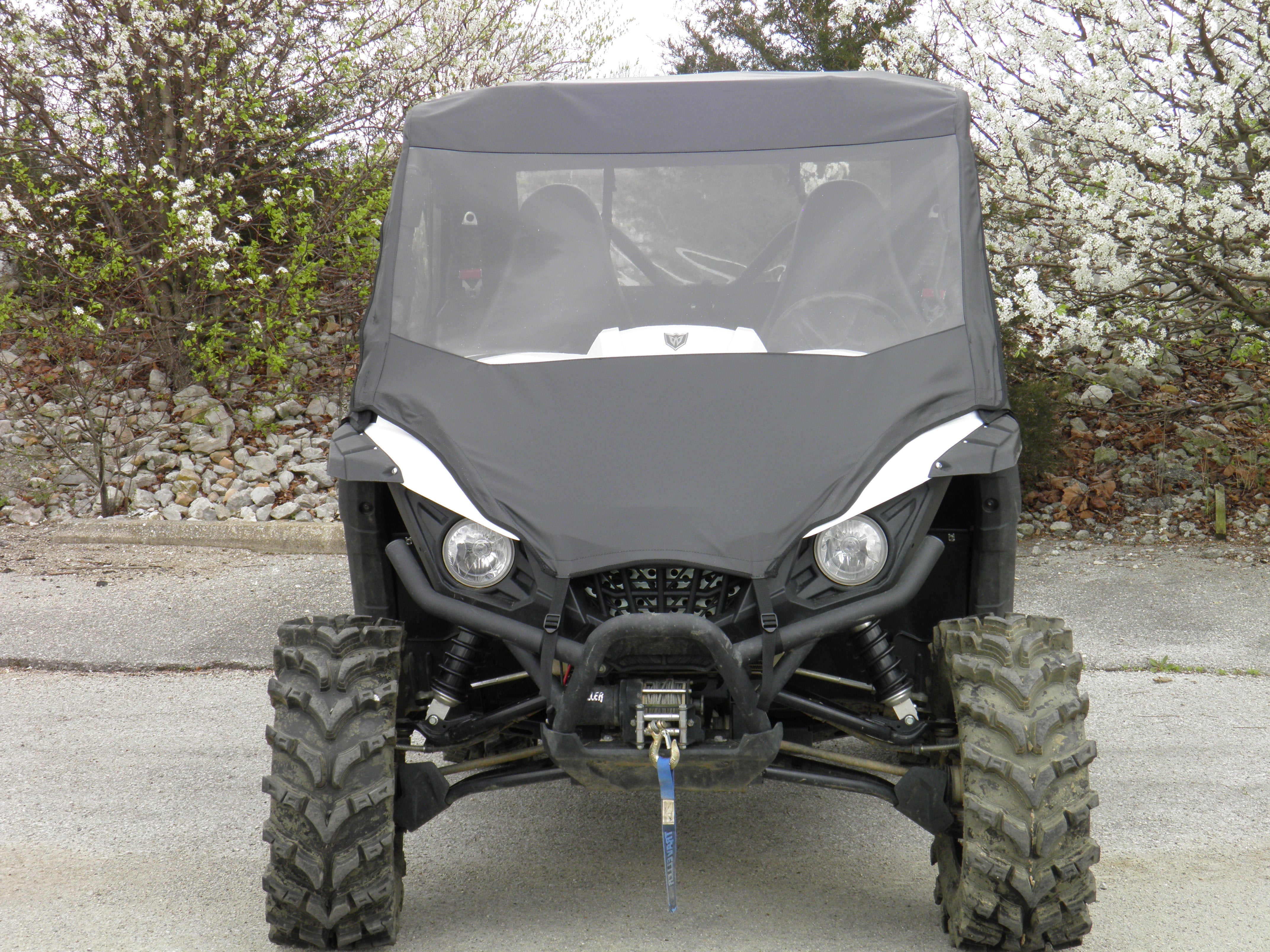 Yamaha Wolverine - Full Cab Enclosure with Vinyl Windshield (Half Doors)