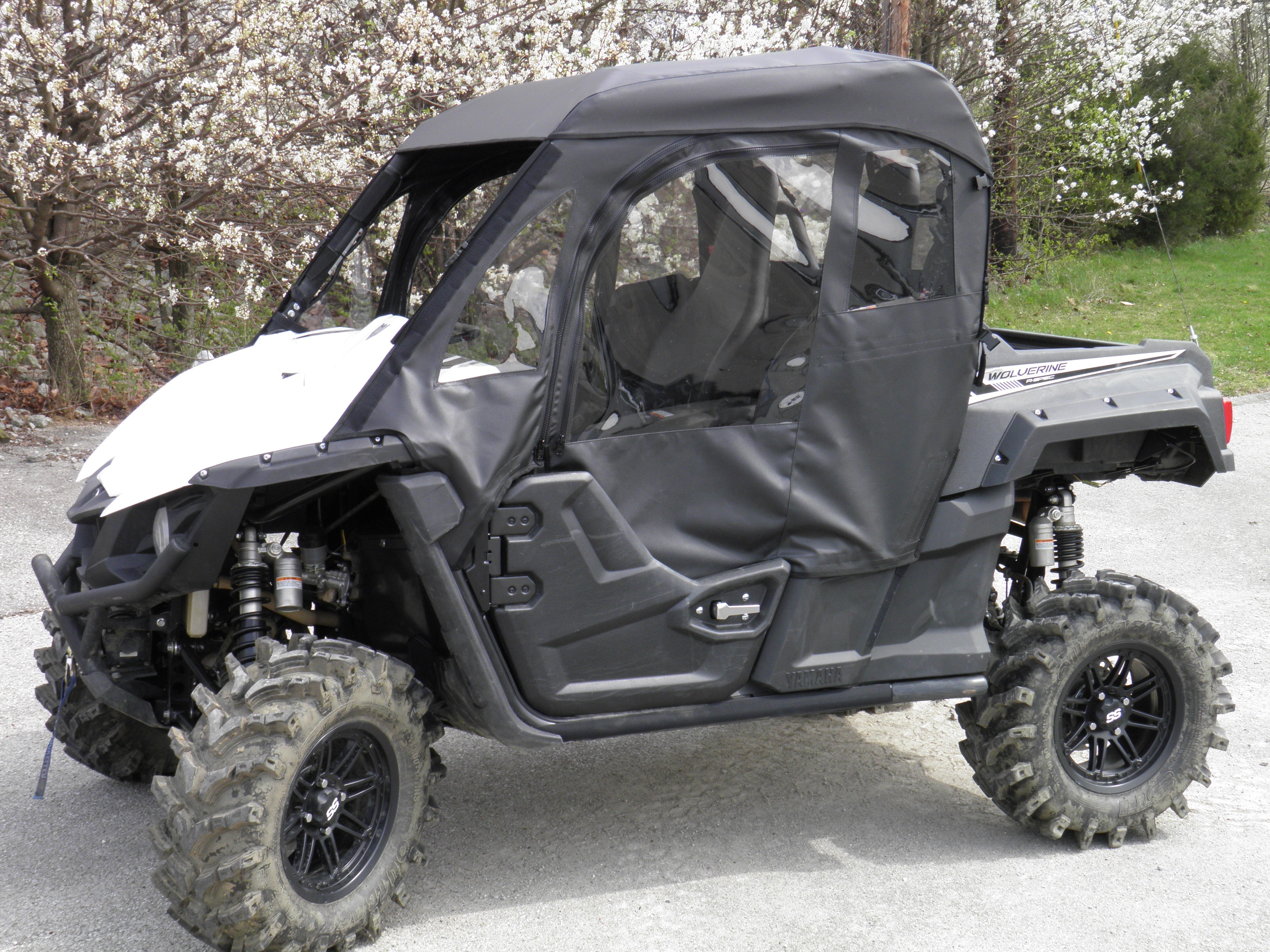 Yamaha Wolverine - Full Cab Enclosure for Hard Windshield (Half Doors)