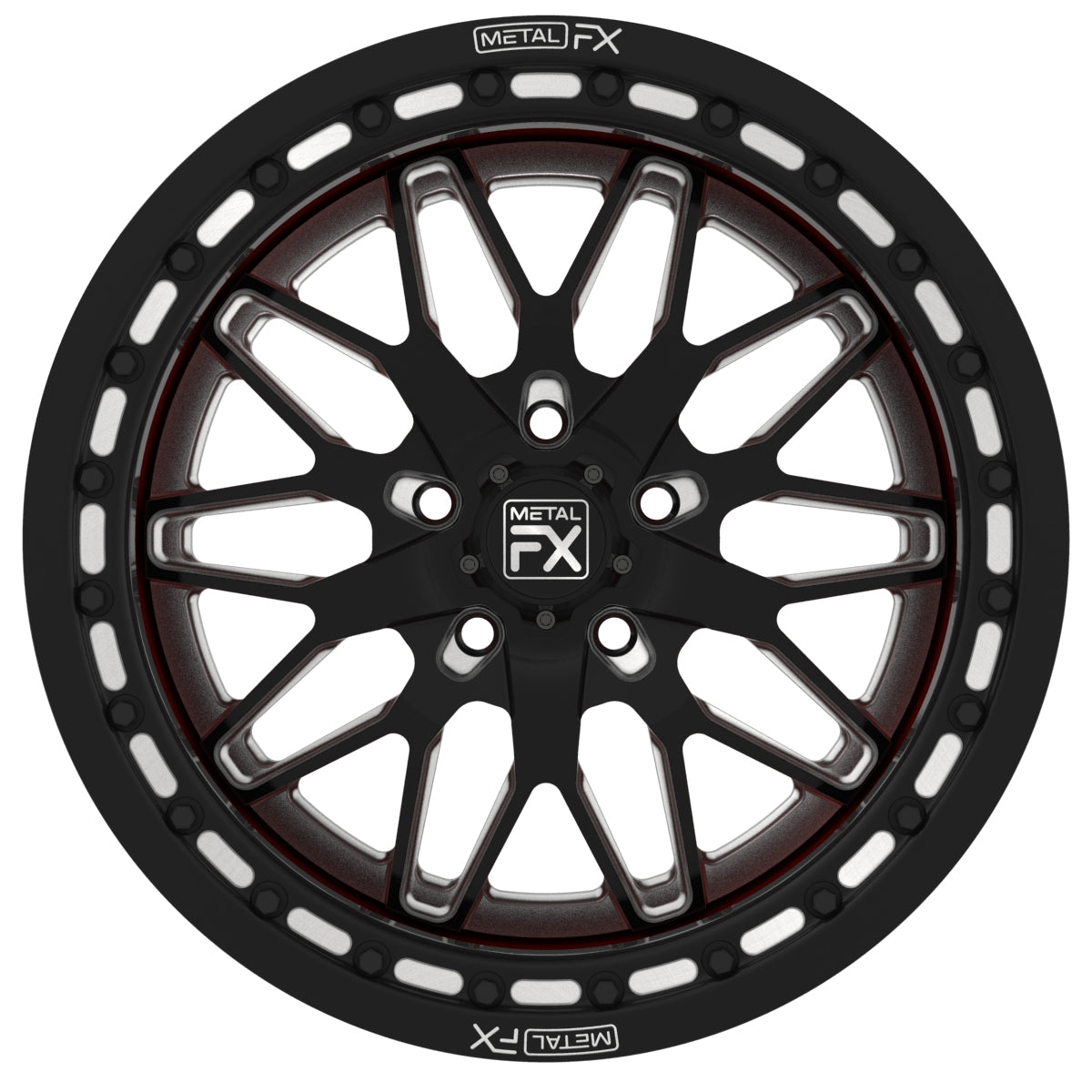 best 17" reaper r, forged 3-piece, beadlock, custom at metal fx offroad