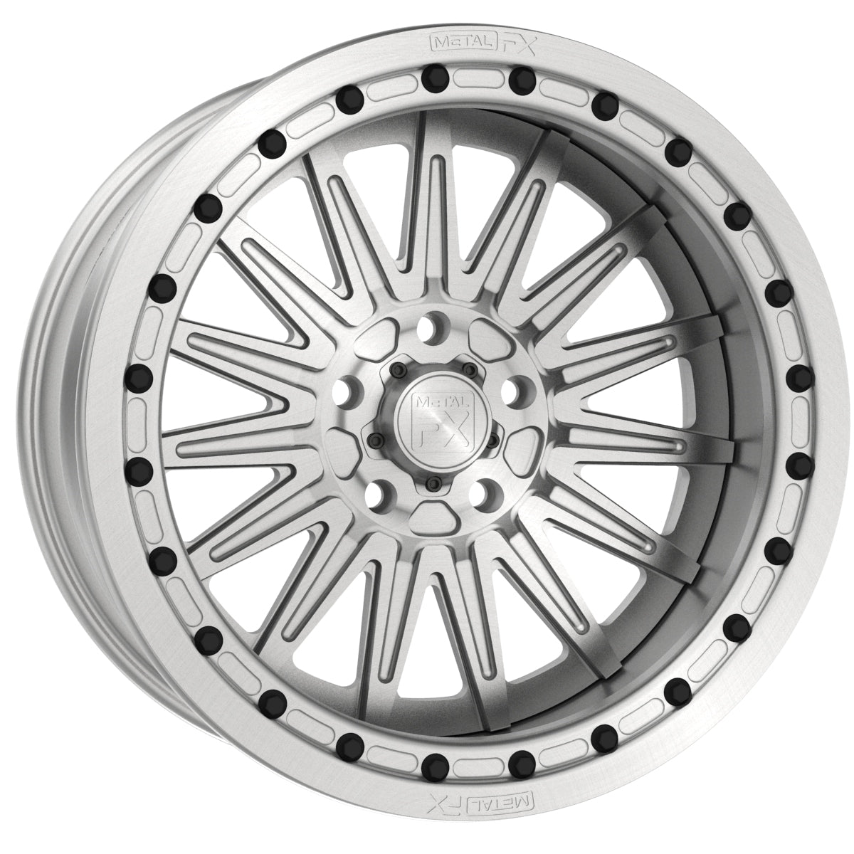 best 17" velocity r, forged 3-piece, beadlock, raw at metal fx offroad