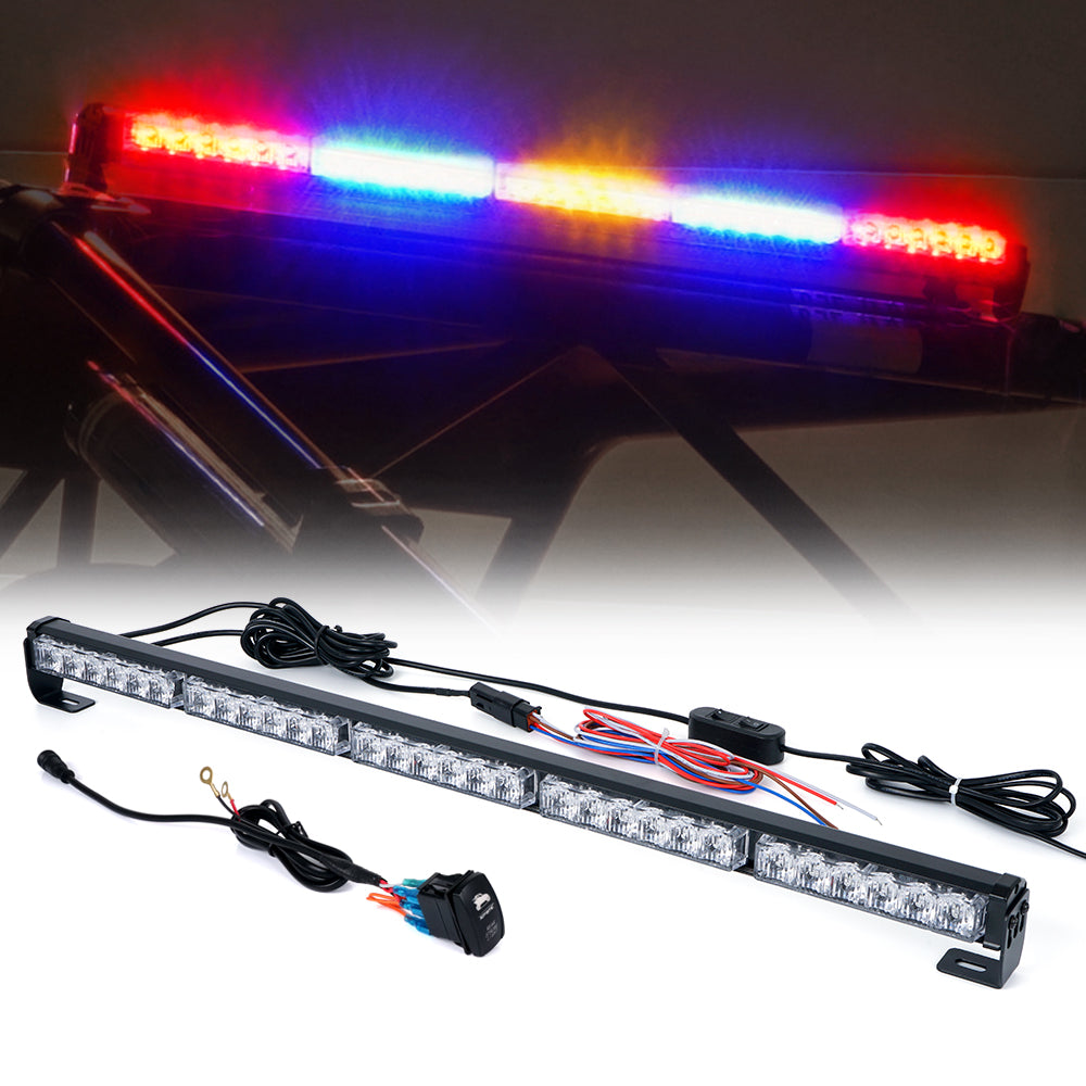 Rear Chase Strobe Light Bar white