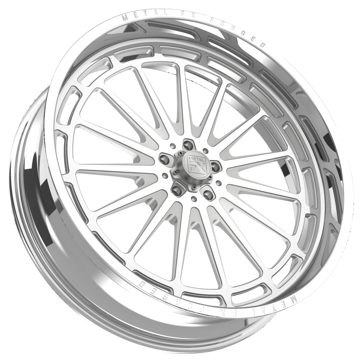 best 24" delta r, forged monoblock, non-beadlock, raw at metal fx offroad