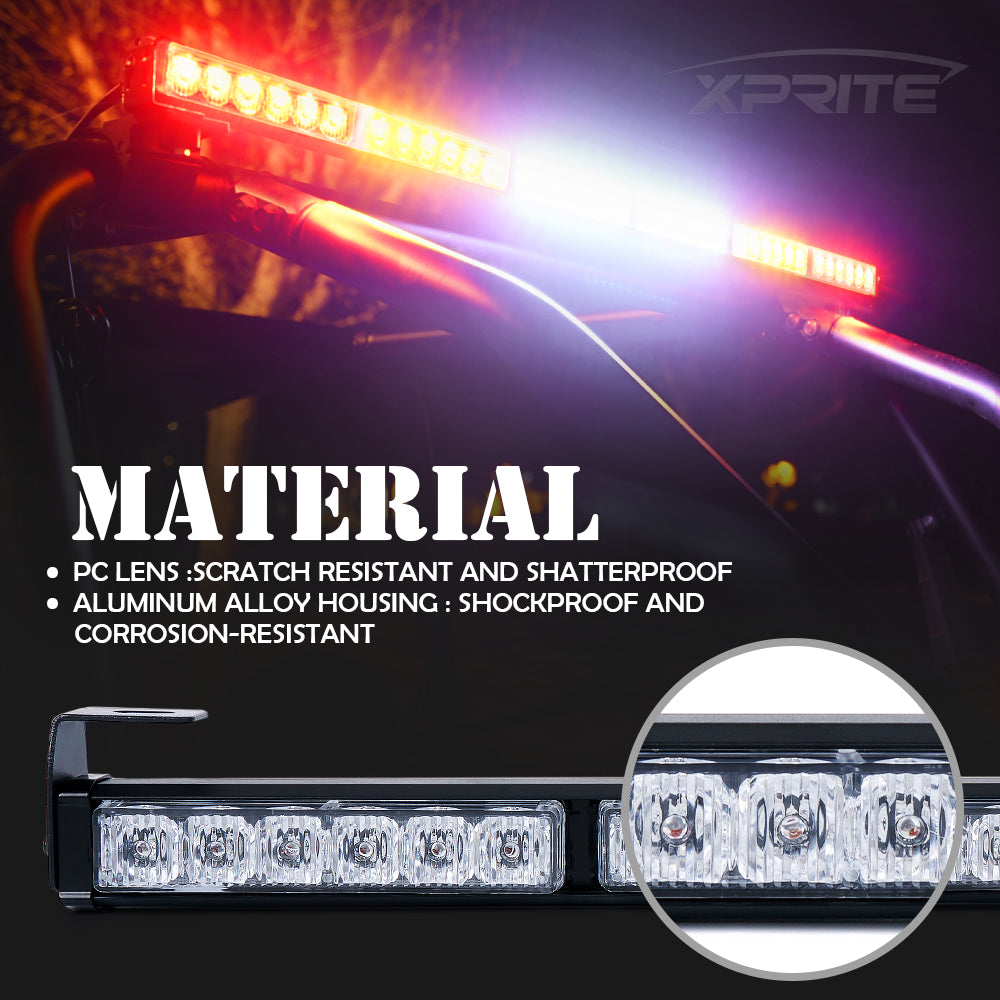 Rear Chase LED Strobe Lightbar Material