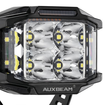Auxbeam® 4 Inch Side Shooter LED Pod Lights Off Road Lights Amber