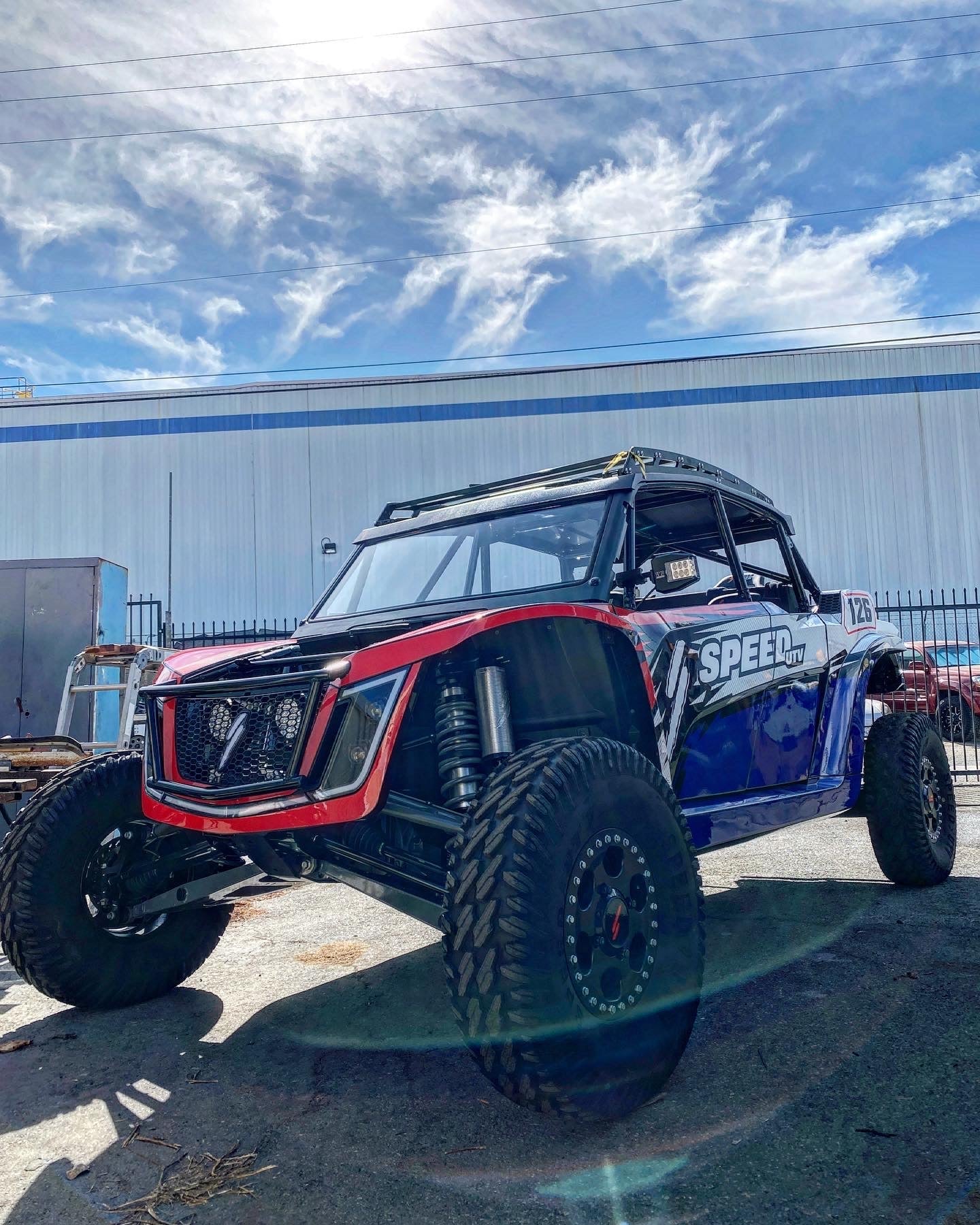 Speed UTV Behind The Grill LED Light Mount