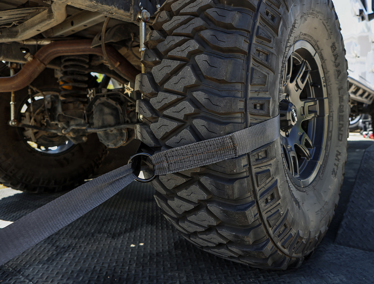 HEAVY DUTY THROUGH THE WHEEL TIE DOWNS KIT