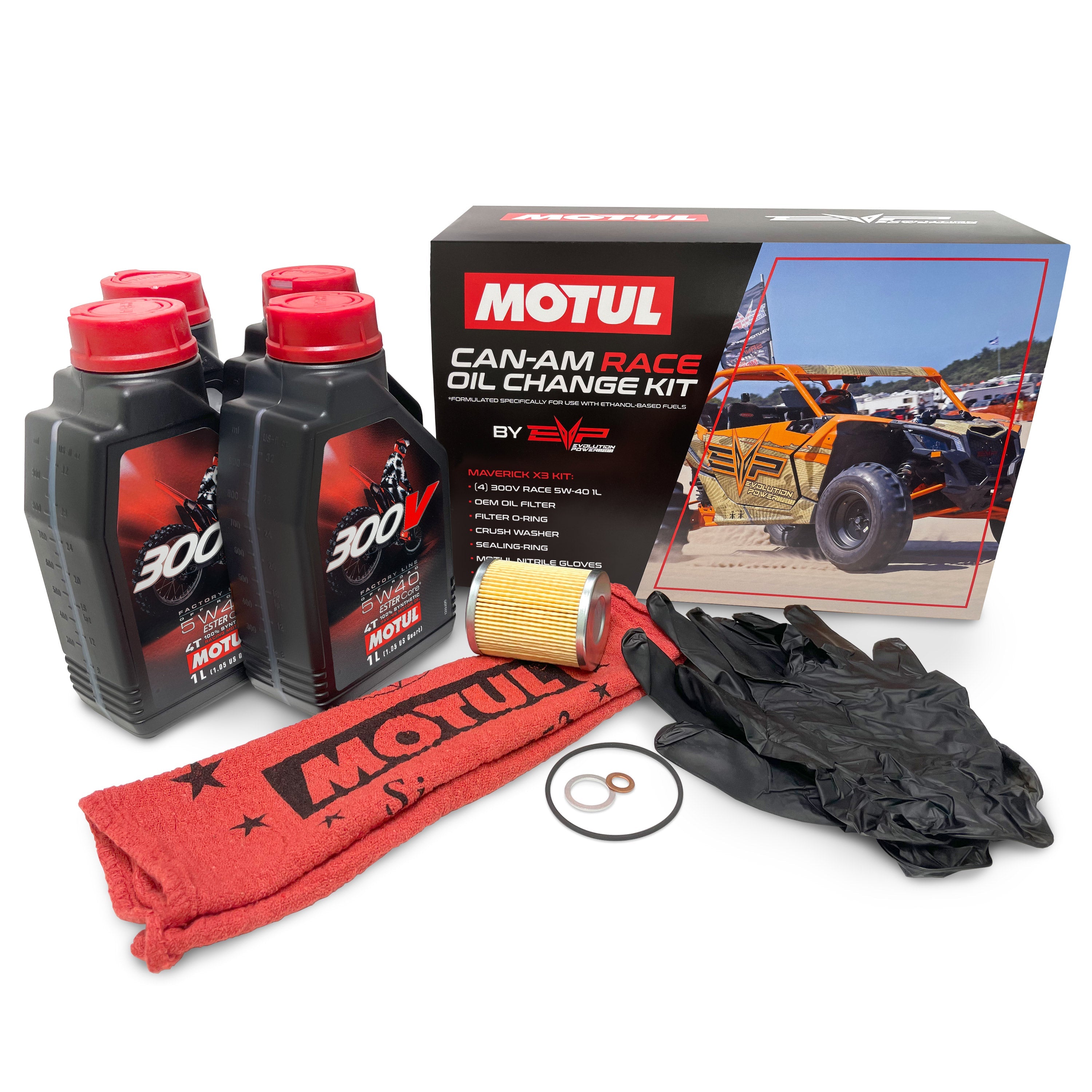 EVP Motul® Oil Change Kits for Can Am Maverick X3