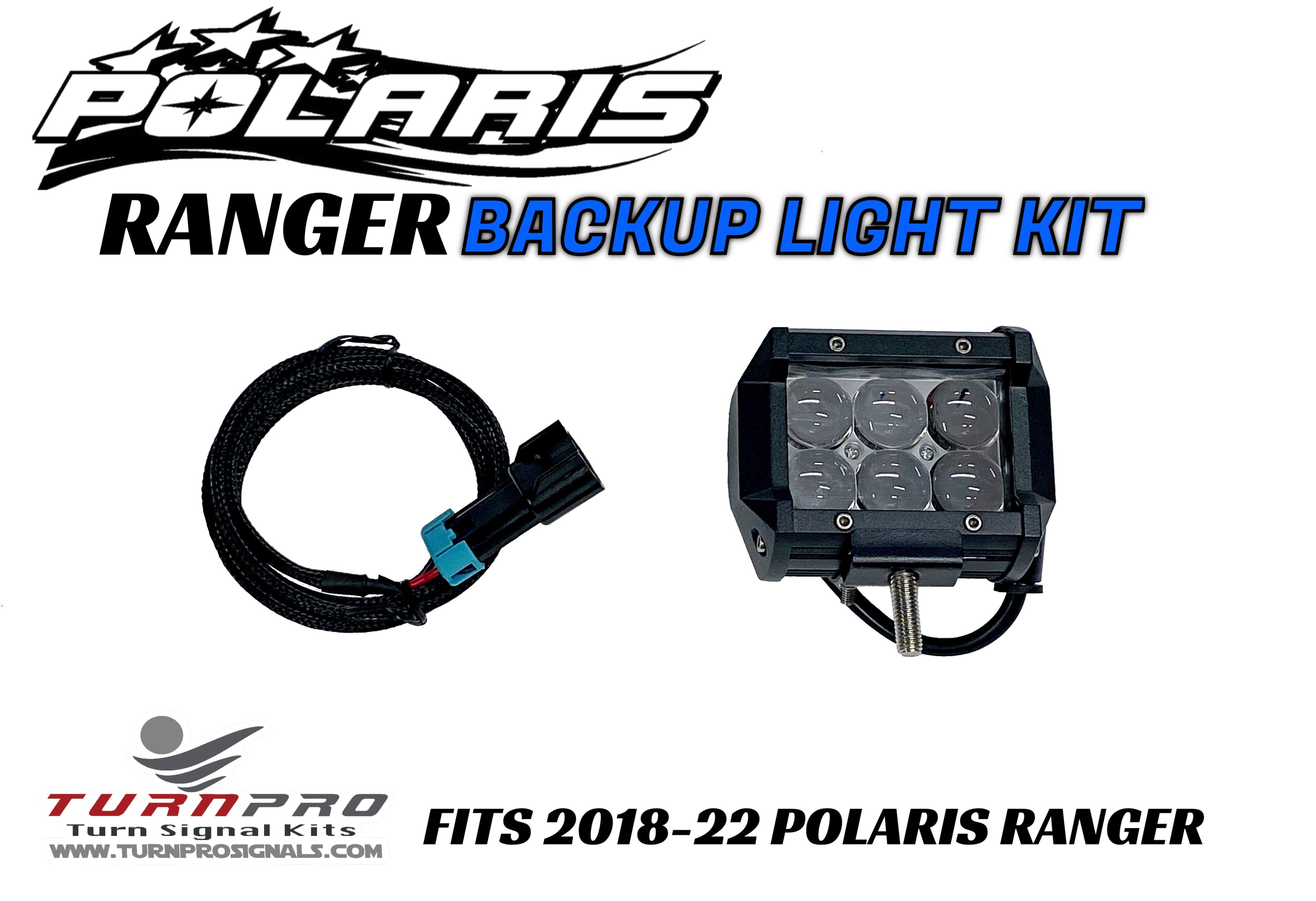 Polaris Ranger Plug & Play Backup Light Kit